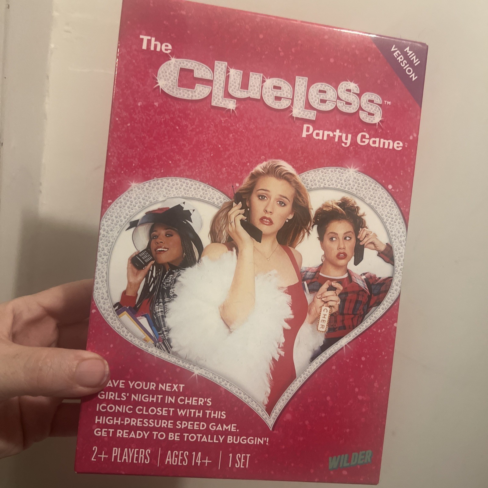 Wilder The Clueless Party Game Complete Set Card Game & Spinner 3-6 Players 17+