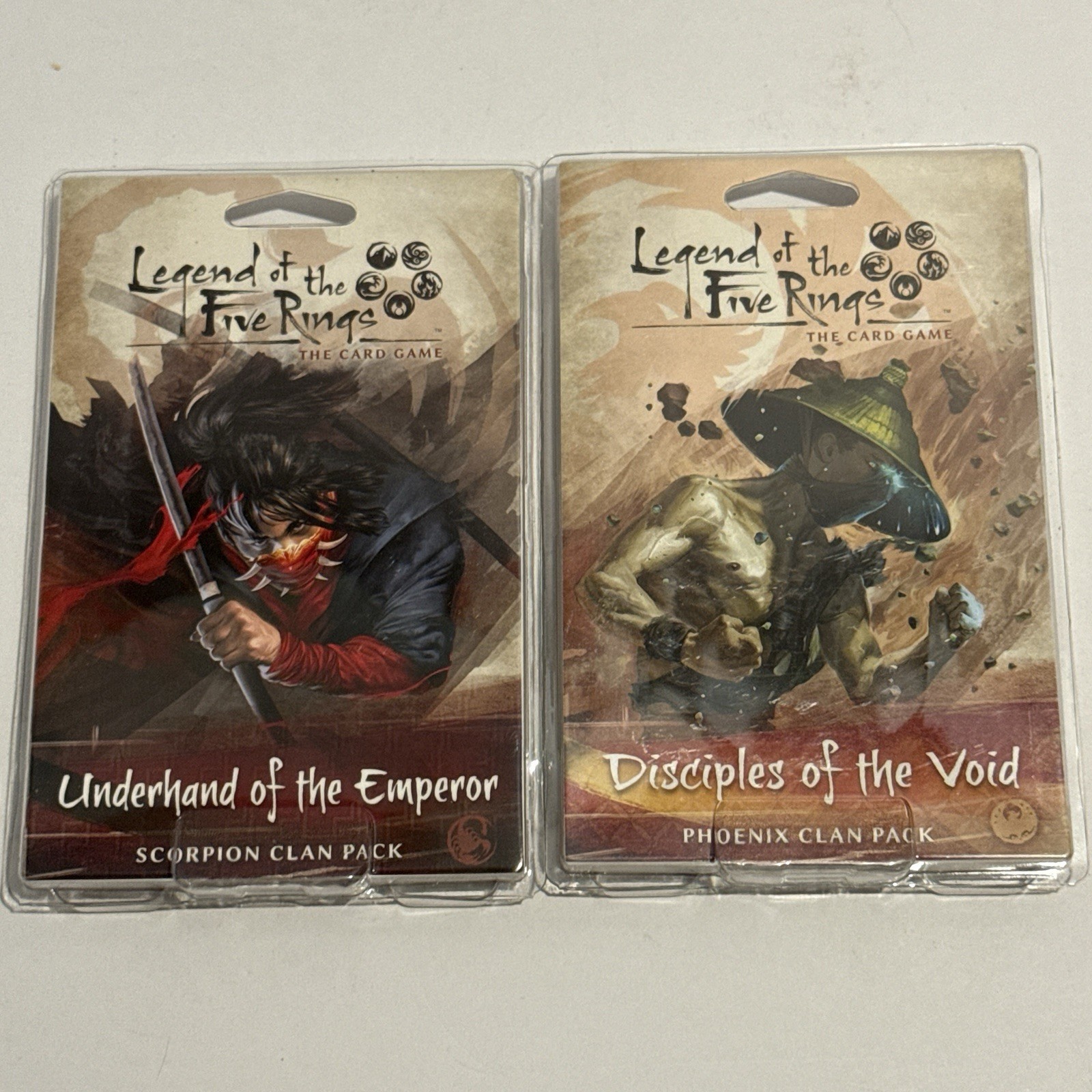 Legend of the Five Rings LCG Core w/ 2 Clan and 10 Dynasty Decks – Complete