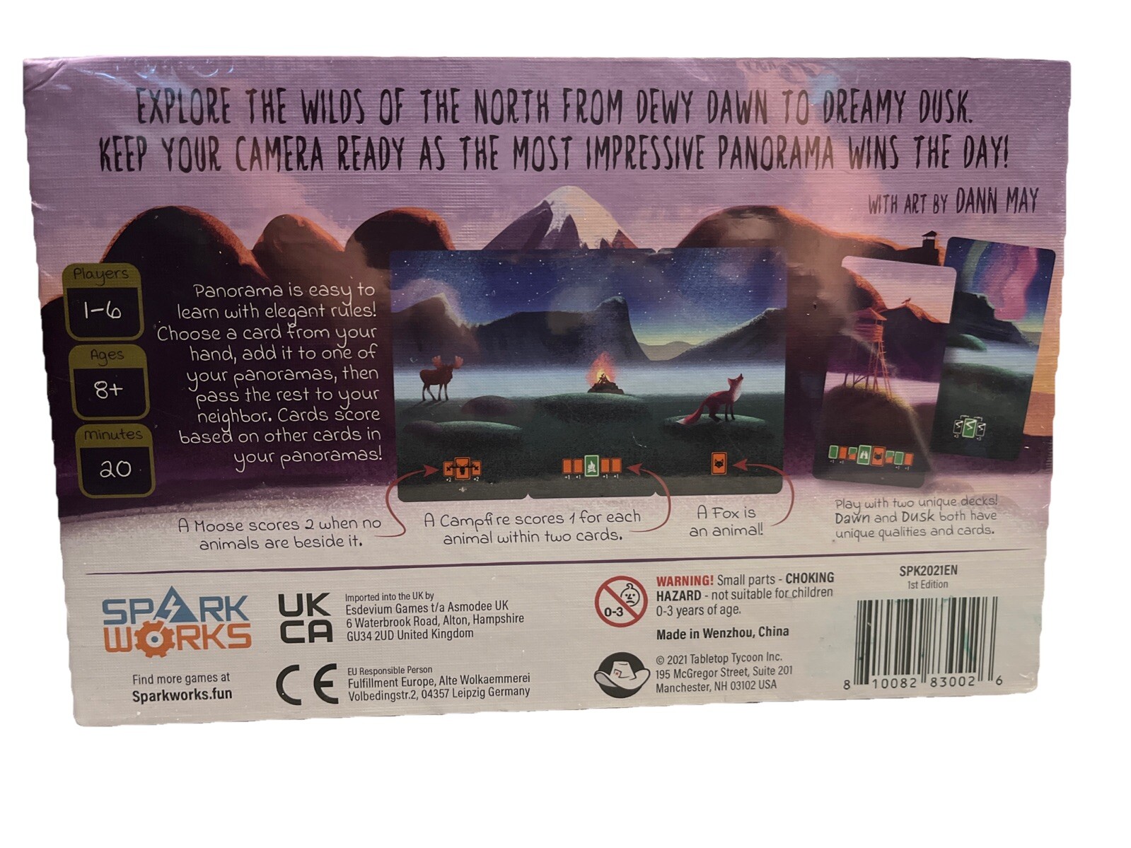 Panorama – Competitive Card Game by Alex Wynnter 1-6 Players Ages 8+ (New Sealed
