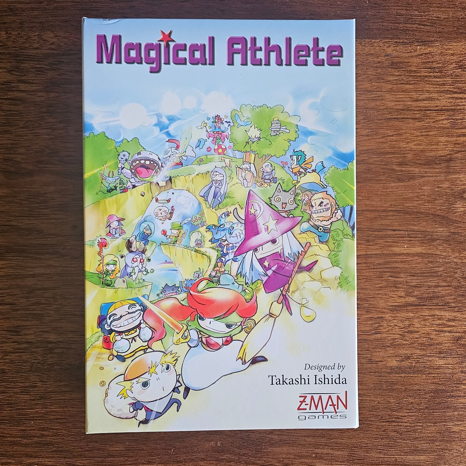 MAGICAL ATHLETE Board Game, Z-MAN GAMES, Unpunched, Unplayed (ZMG4064)