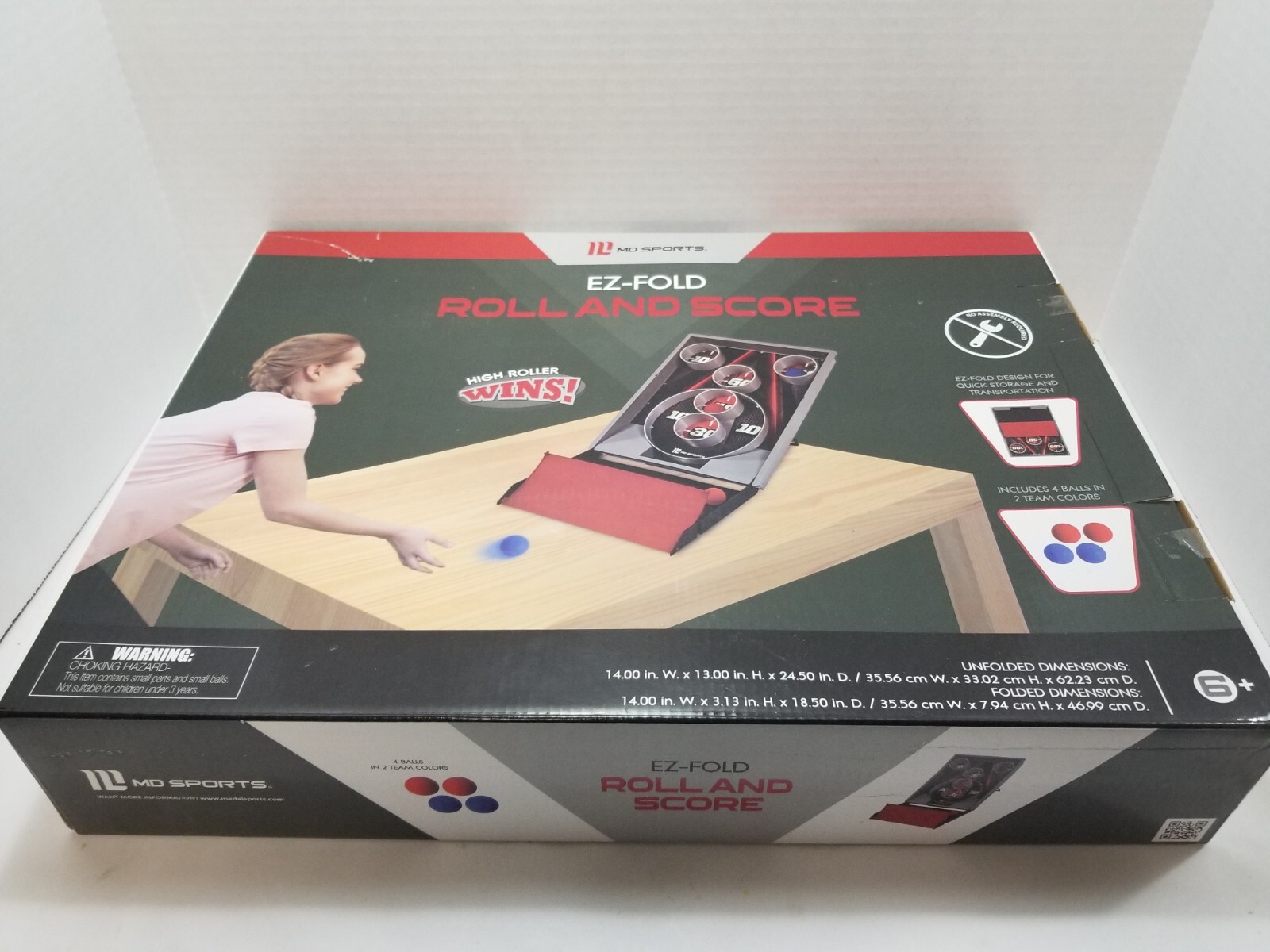 Skee-Ball Tabletop Game EZ Fold Roll And Score Classic Arcade MD Sports Rare New