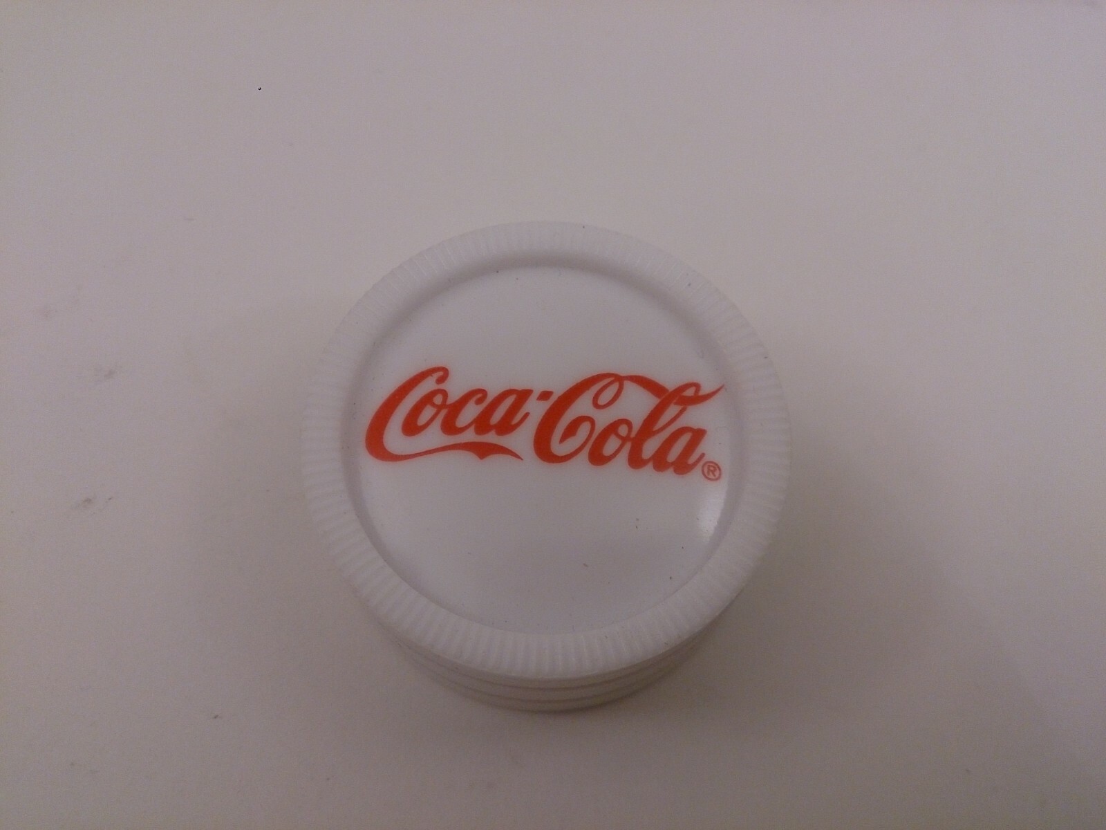 3 x White Coca Cola Checkers Game Replacement Pieces Parts Checker