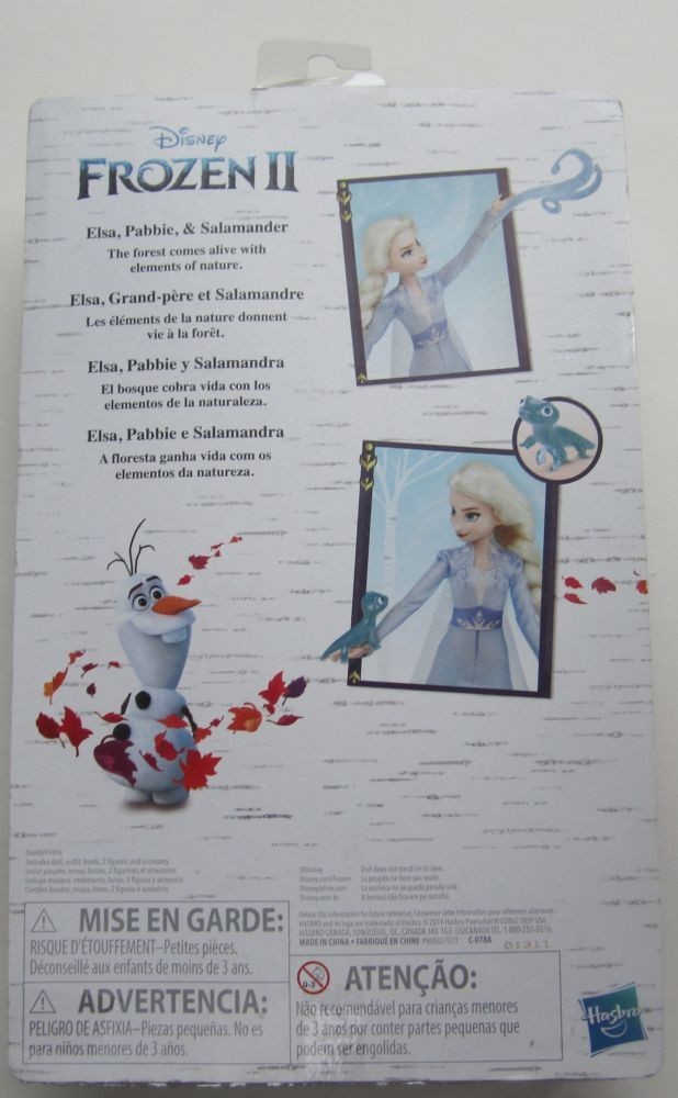 Disney FROZEN Elsa Doll With Pabbie and Salamander Set NEW In Box 2019 Retired