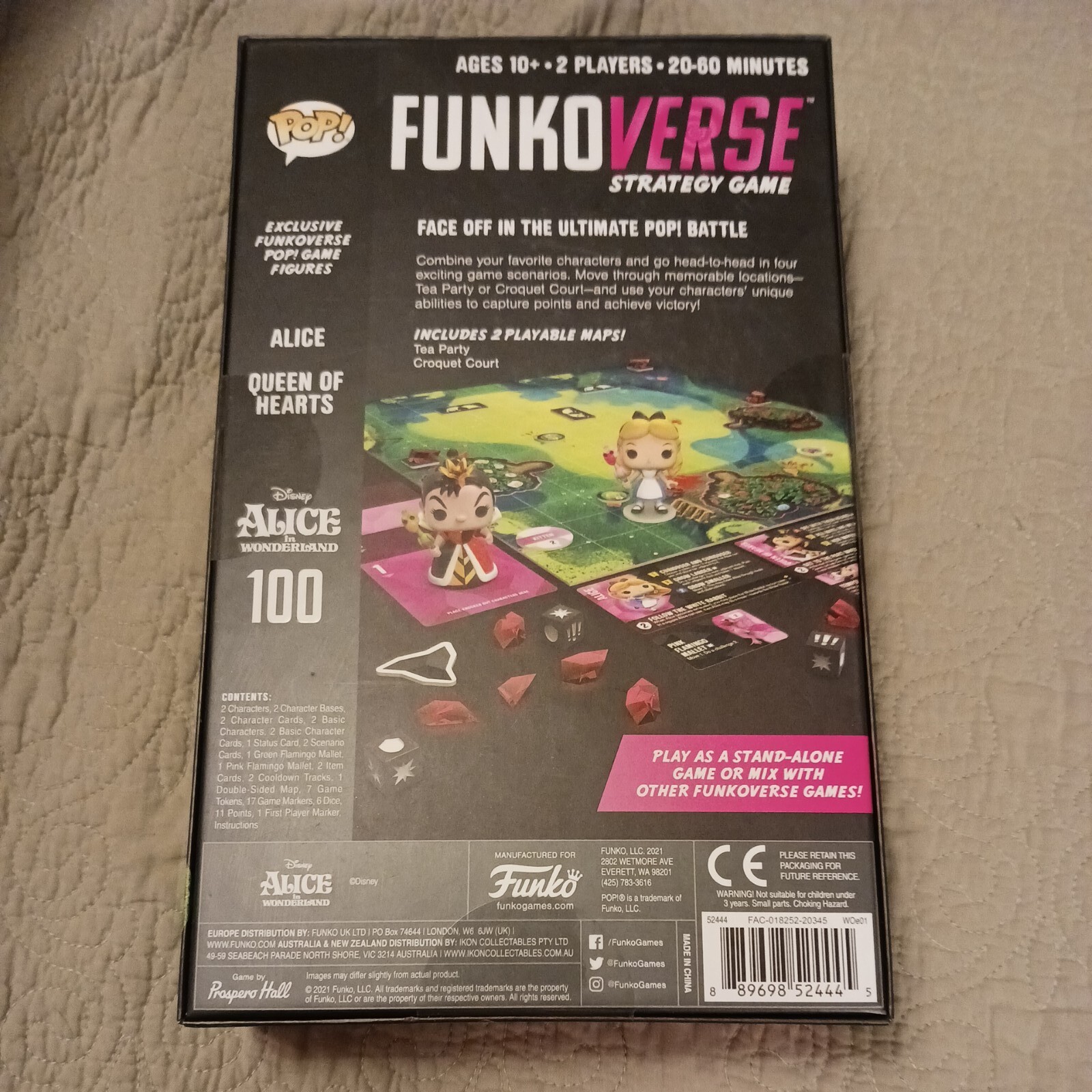 Funkoverse 2021 Alice In Wonderland Disney Strategy Game Funko Pop – Brand New