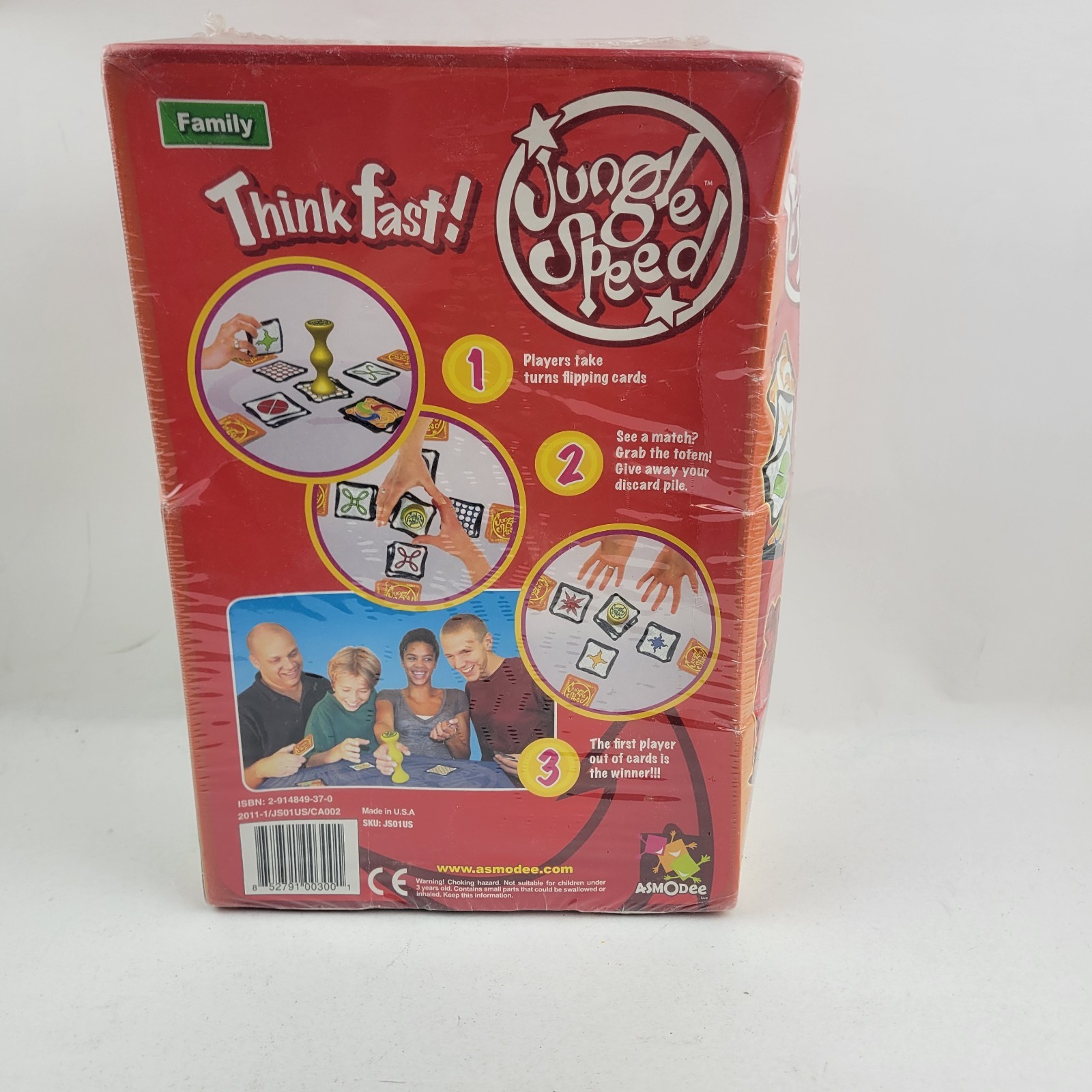 Asmodee Editions Jungle Speed Board Game Sealed with Box Wear