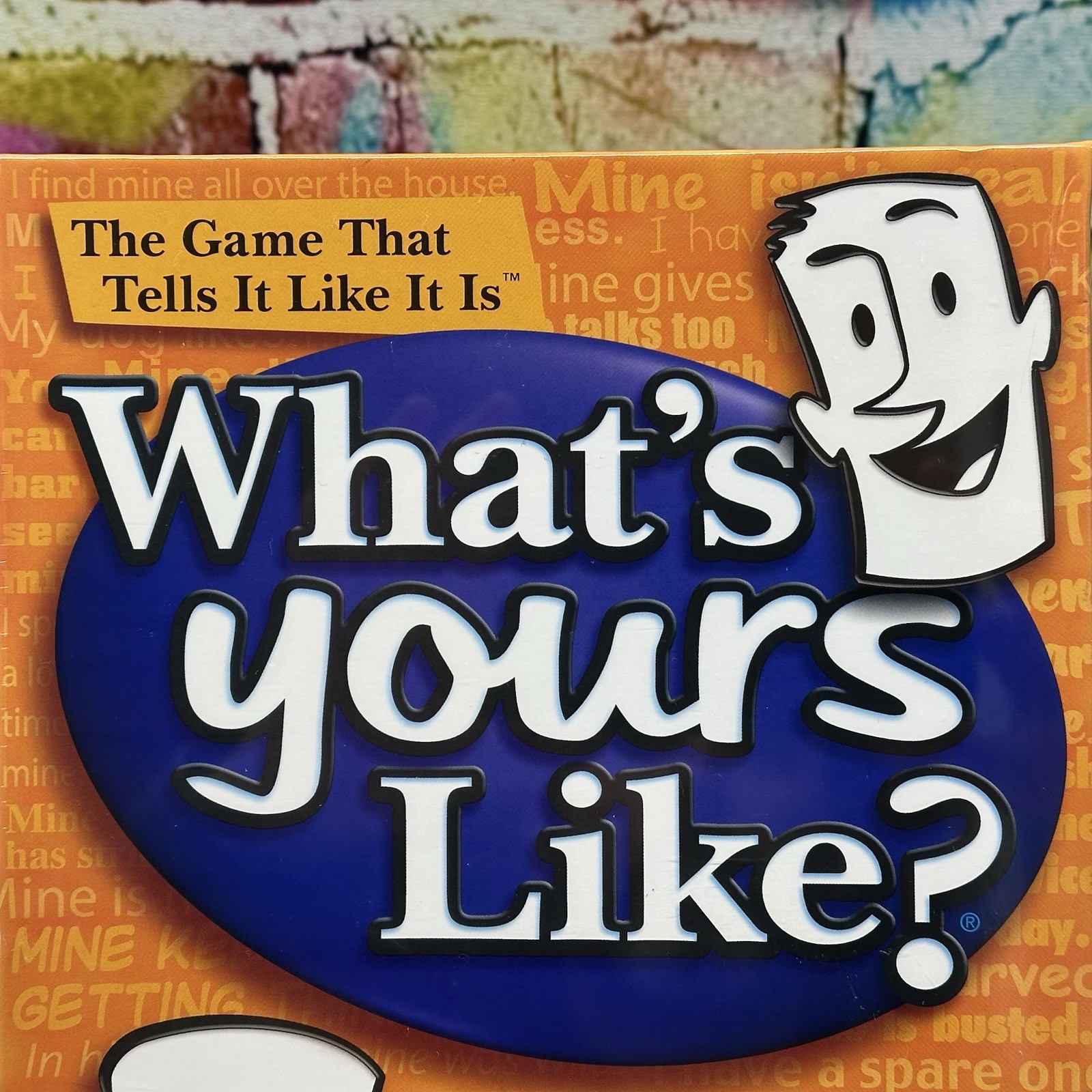 What’s Yours Like? PATCH 2007 Fun Laughs Family Party Game Ages 10+ Sealed NEW!