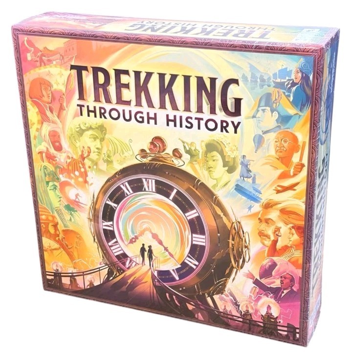 Trekking Through History DELUXE Edition Board Game Solo Mode NOB (Parts Sealed)