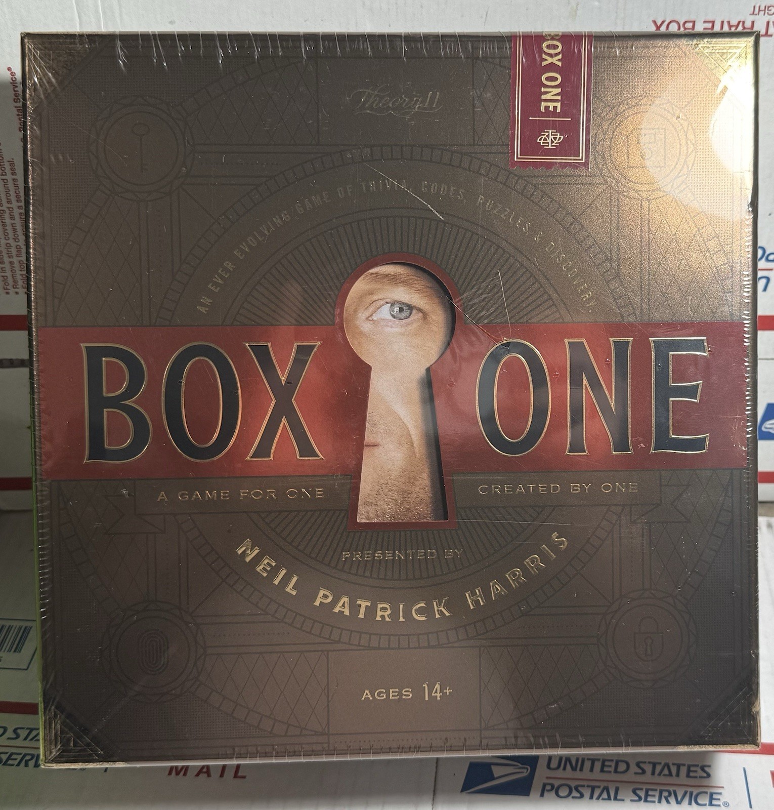 BOX ONE PRESENTED BY NEIL PATRICK HARRIS BOARD GAME (BRAND NEW SEALED)-