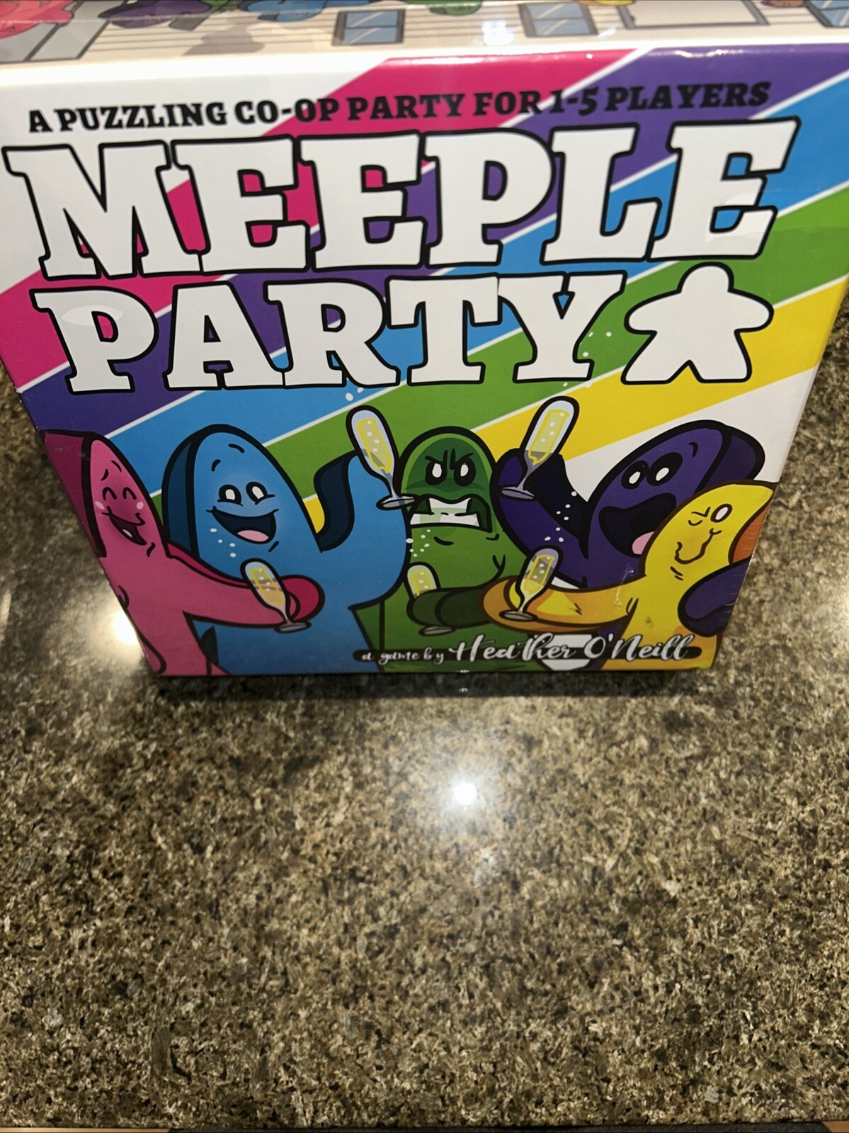 Meeple Party Board Game English Strategy Co-Op 9th Level 2019 NEW SEALED G03