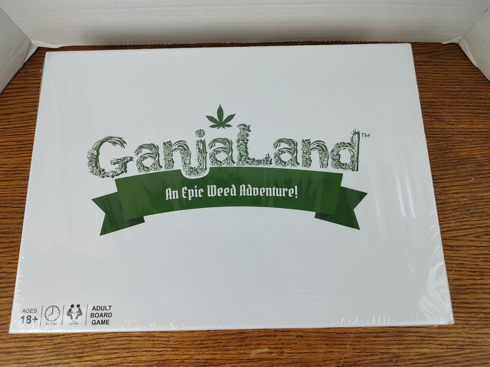 Ganjaland Novelty Adult “An Epic Adventure to a Magical Place Board Game NIP