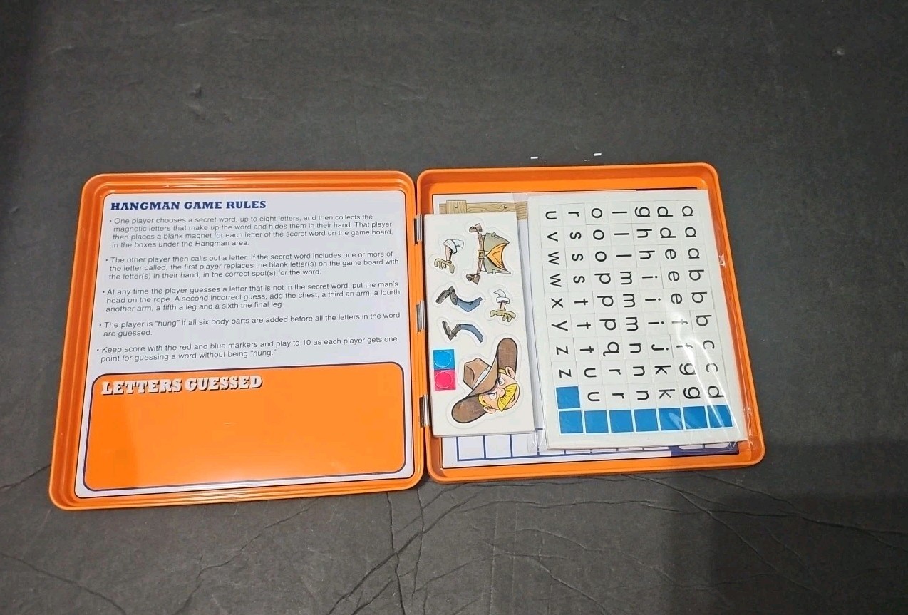 Take N Play Anywhere Board Game Hangman New Opened Box