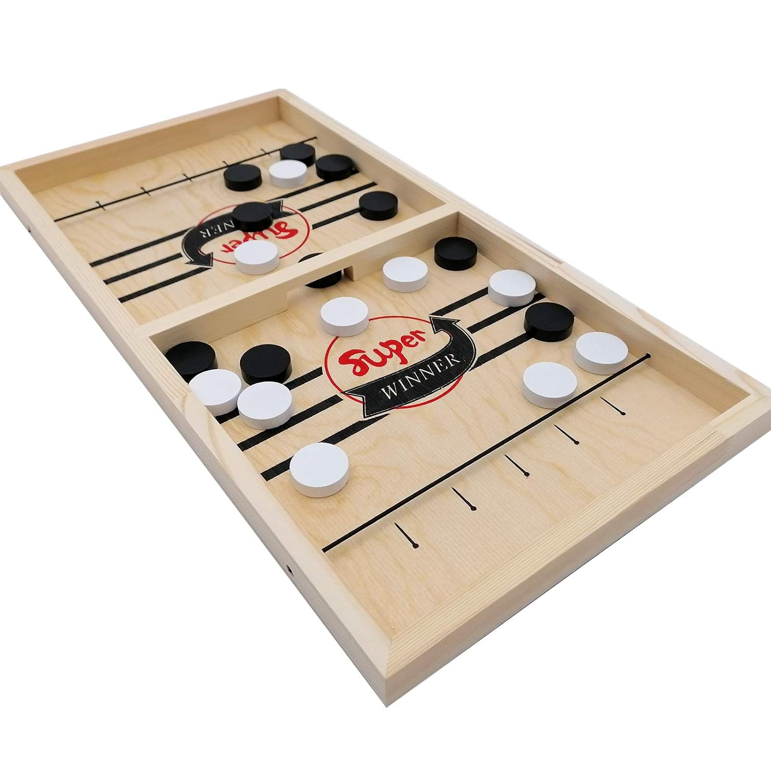 Large Fast Sling Puck Table Game Night Hockey Board Game Board Game Super Winner