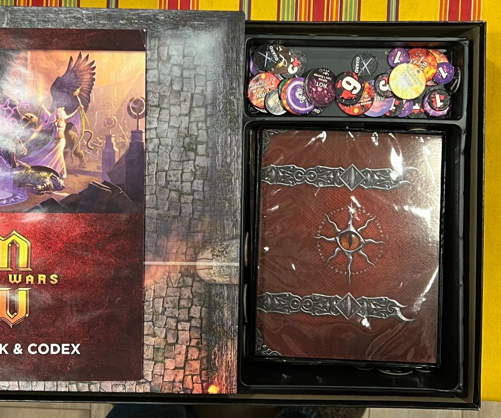 Mage Wars Board Game ~ Core Set 2012 ~ Arcane Wonders ~ Open, lightly played