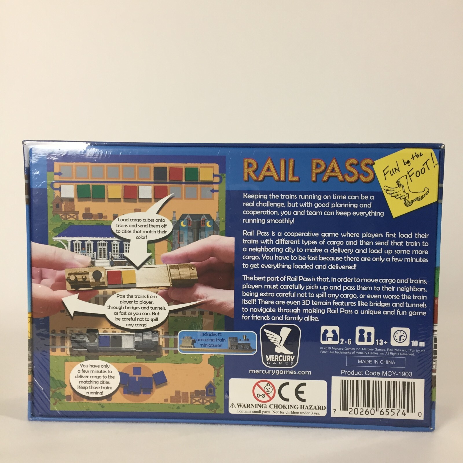 Rail Pass Game A Realtime Cooperative Cargo Delivery Mercury Games NEW Sealed