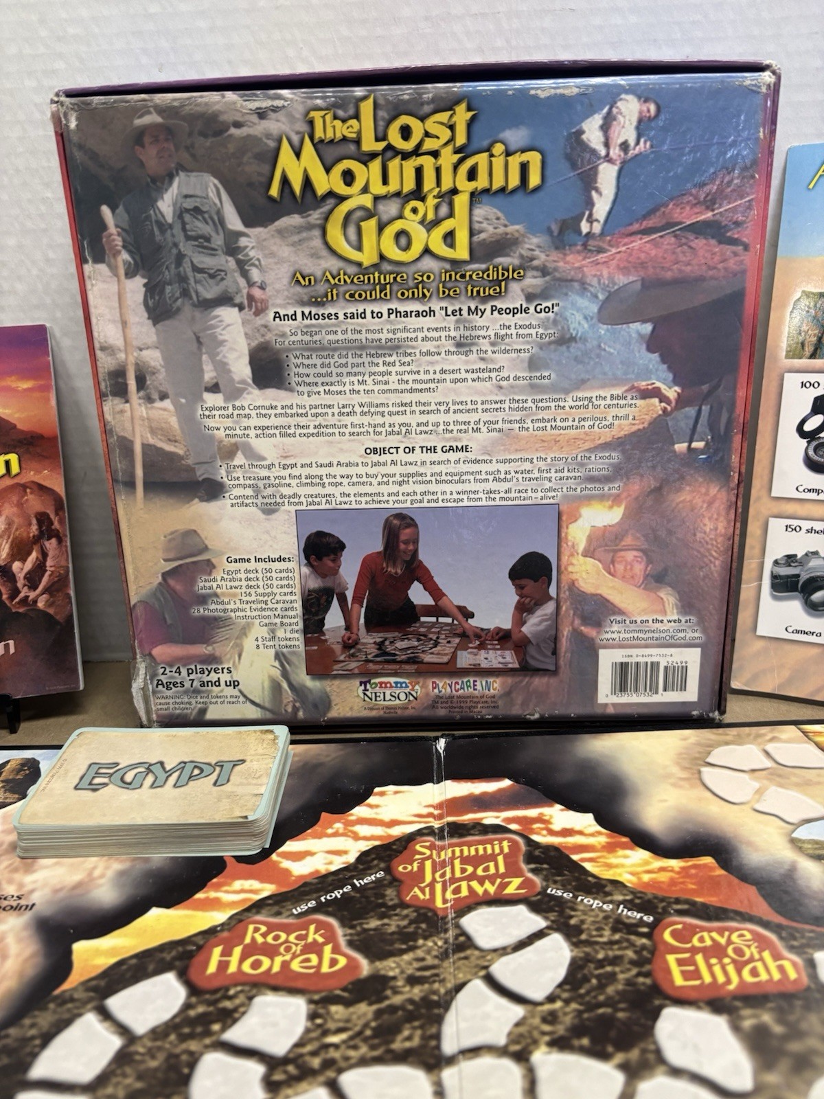 The Lost Mountain of God Biblical Adventure Board Game 1999 Tommy Nelson *READ