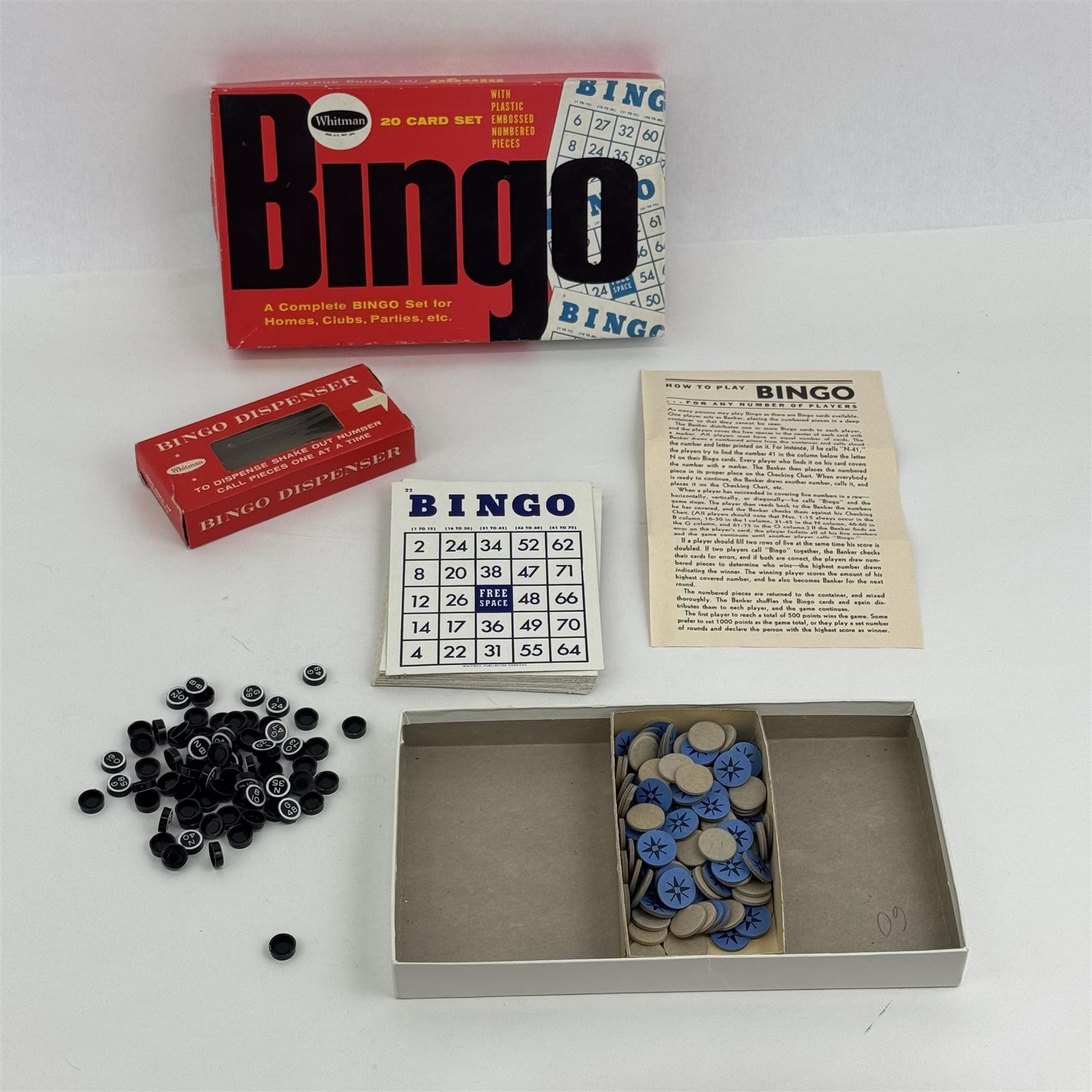 Vintage 1959 Whitman ‘Bingo for Young and Old’ Game Complete No. 4617