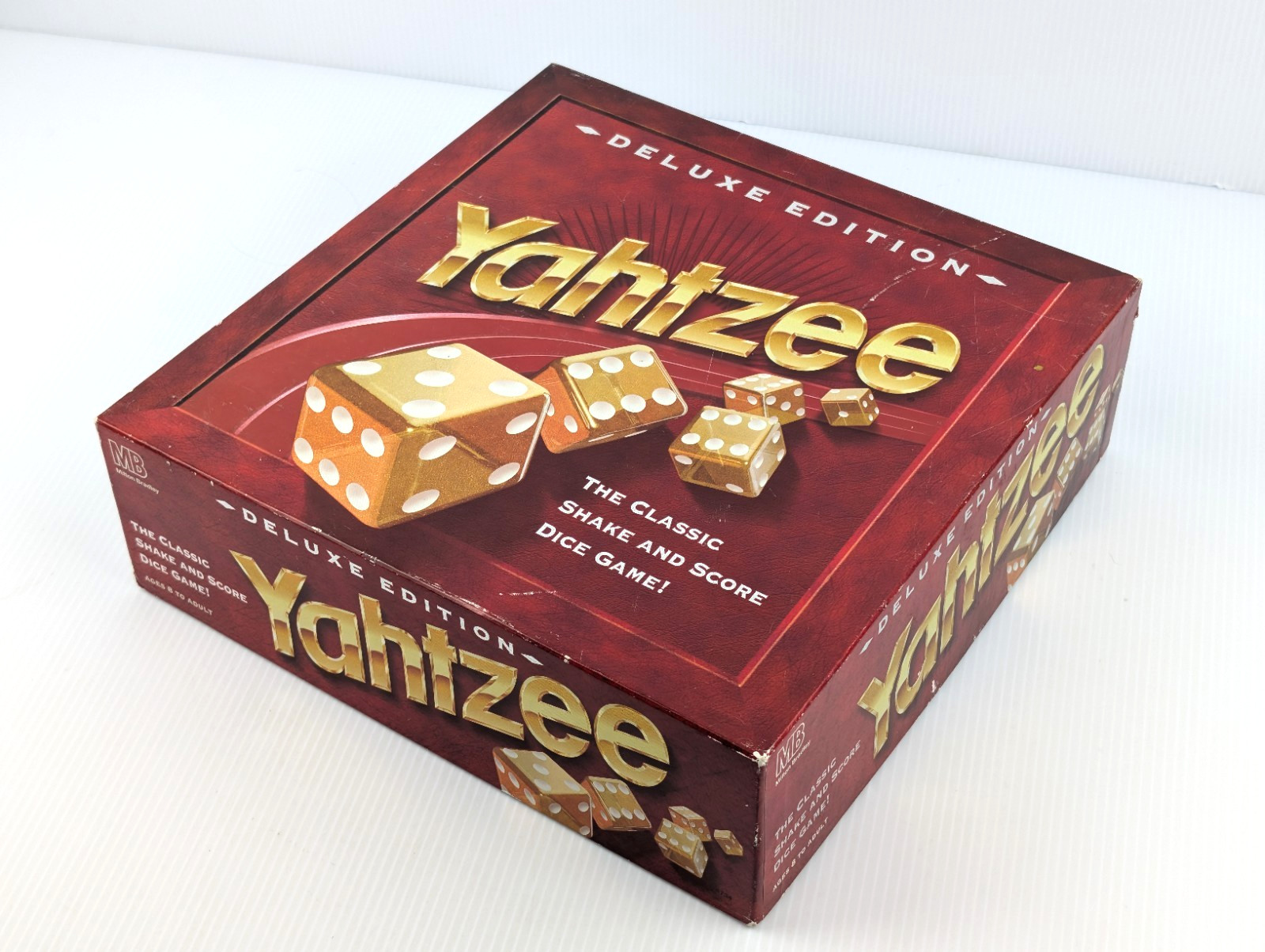 Vintage 1997 Yahtzee Deluxe Edition Gold Die 100% COMPLETE