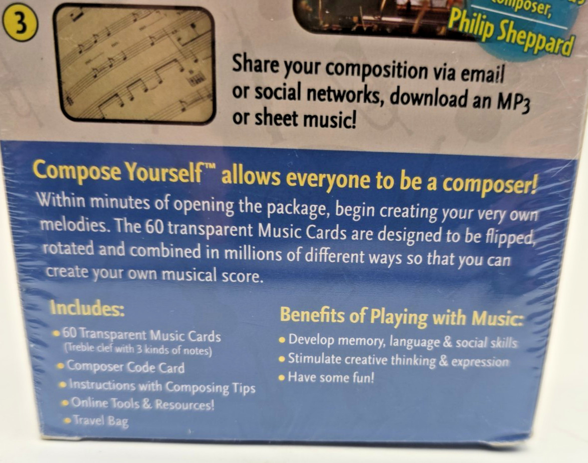 ThinkFun Compose Yourself Music Composer Card Game – Brand New Sealed