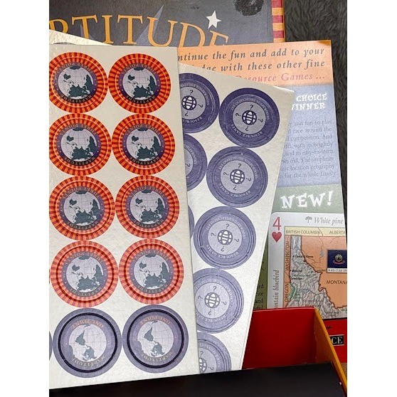 Maptitude The Game of Global Proportions 1997 Resource Game Geography Board Game