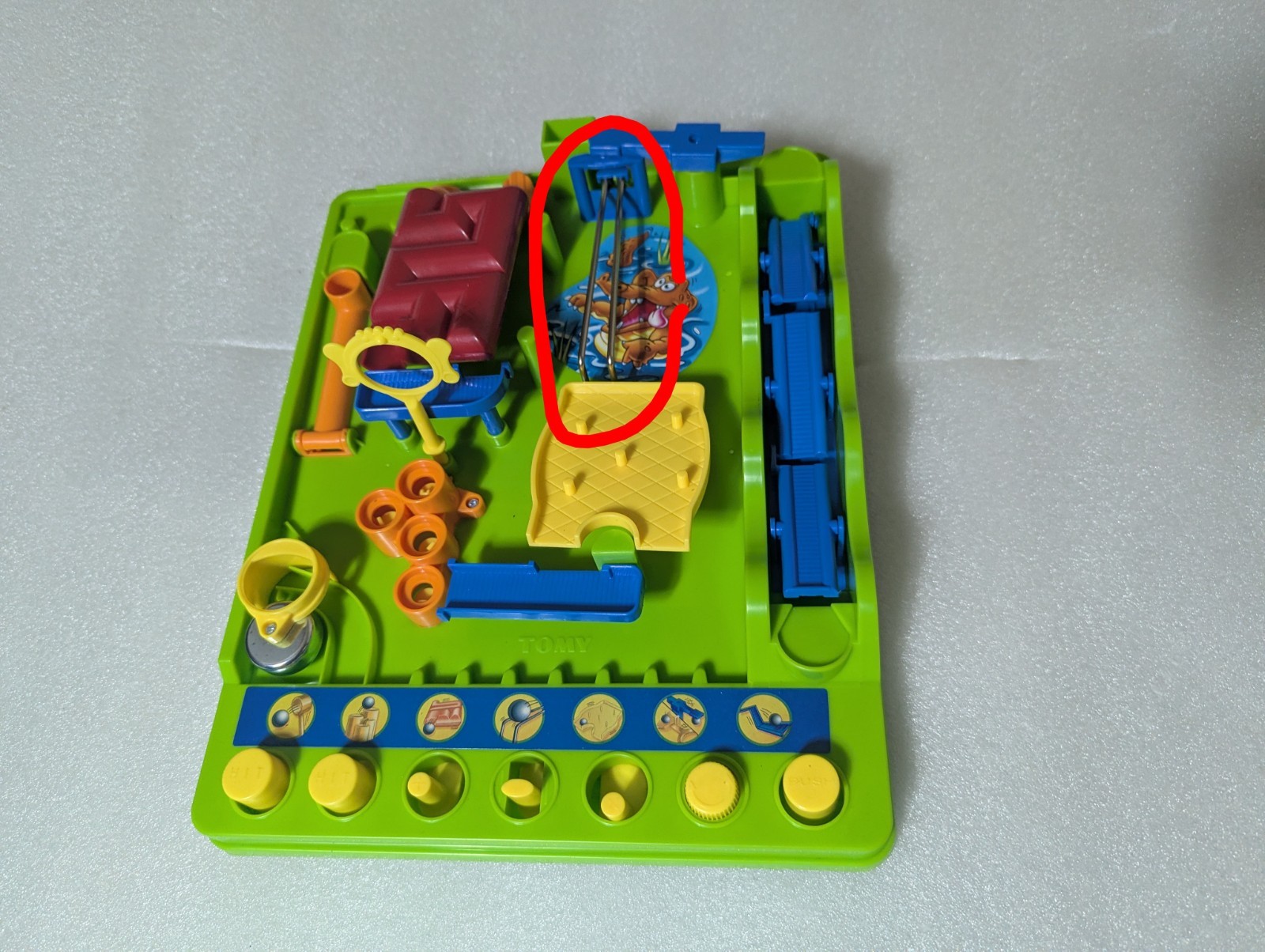 PART 2 Metal Bar Balance Guide Blue TOMY Screwball Scramble Marble Run 2022 Game