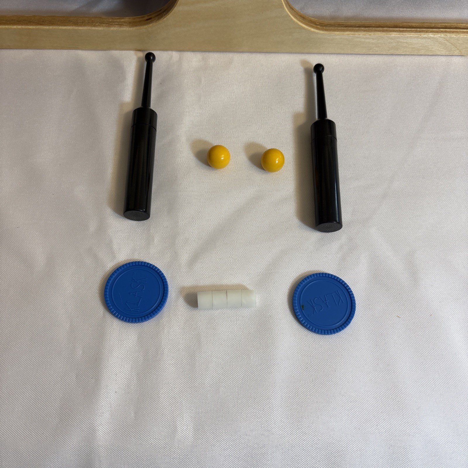 Klask! The Magnetic Game of Skill Buffalo Games Open Box Unplayed LARGER BOARD