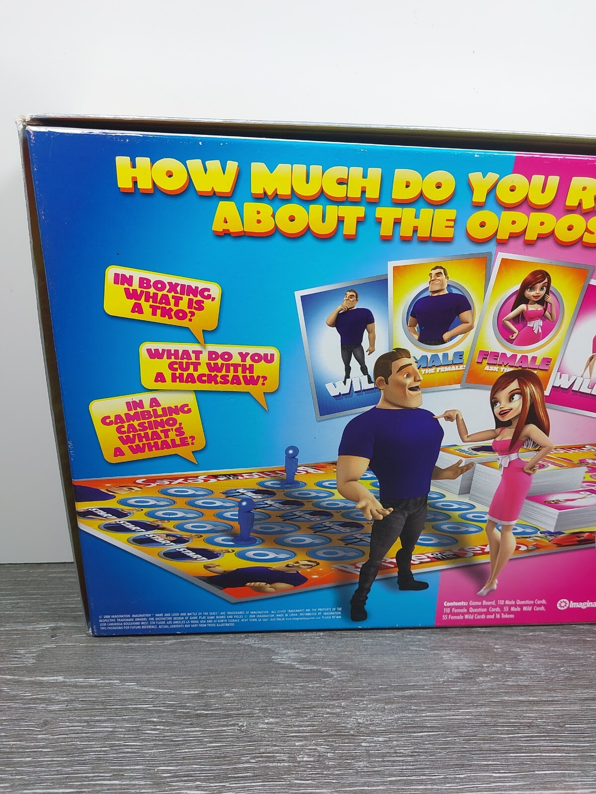 Battle Of The Sexes The Battle Continues Board Game Male vs Female fun Ages 12+