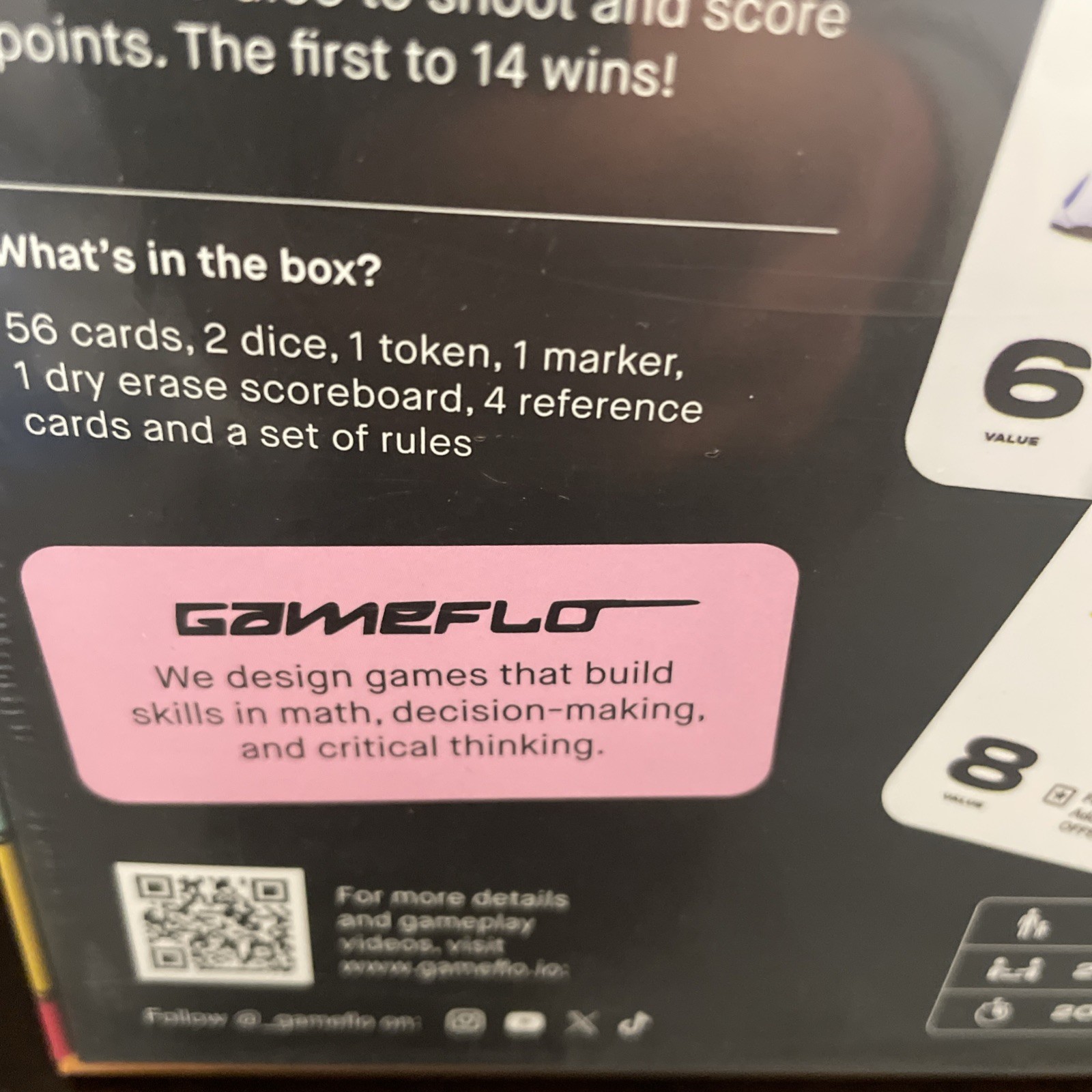 Gameflo Pickup Basketball Card Game Of Strategy Ages 8+ /2-6 Players New/Sealed