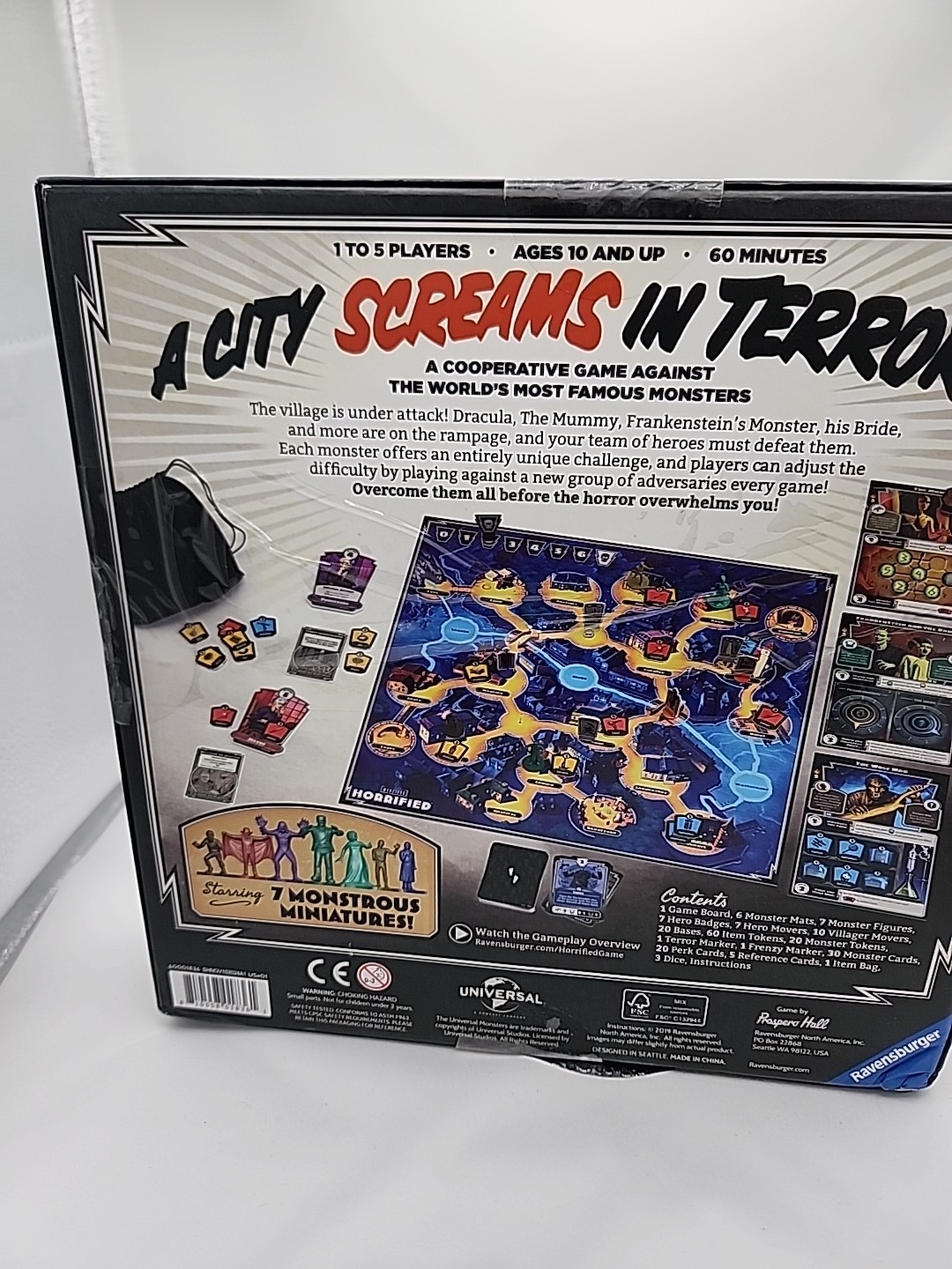 Ravensburger 60001836 Horrified Universal Monsters Strategy Board Game