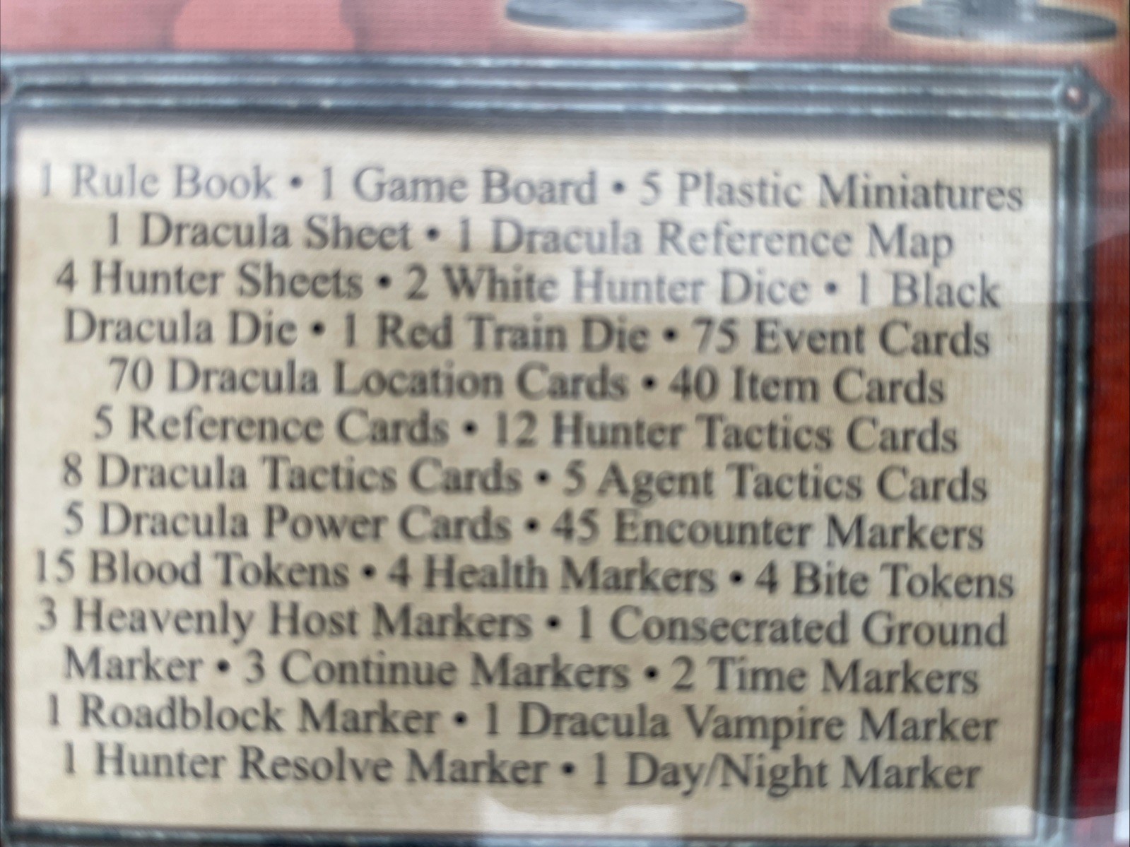 Fury of Dracula 2nd Ed Board Game Gothic Horror Fantasy Flight Games FFG NEW