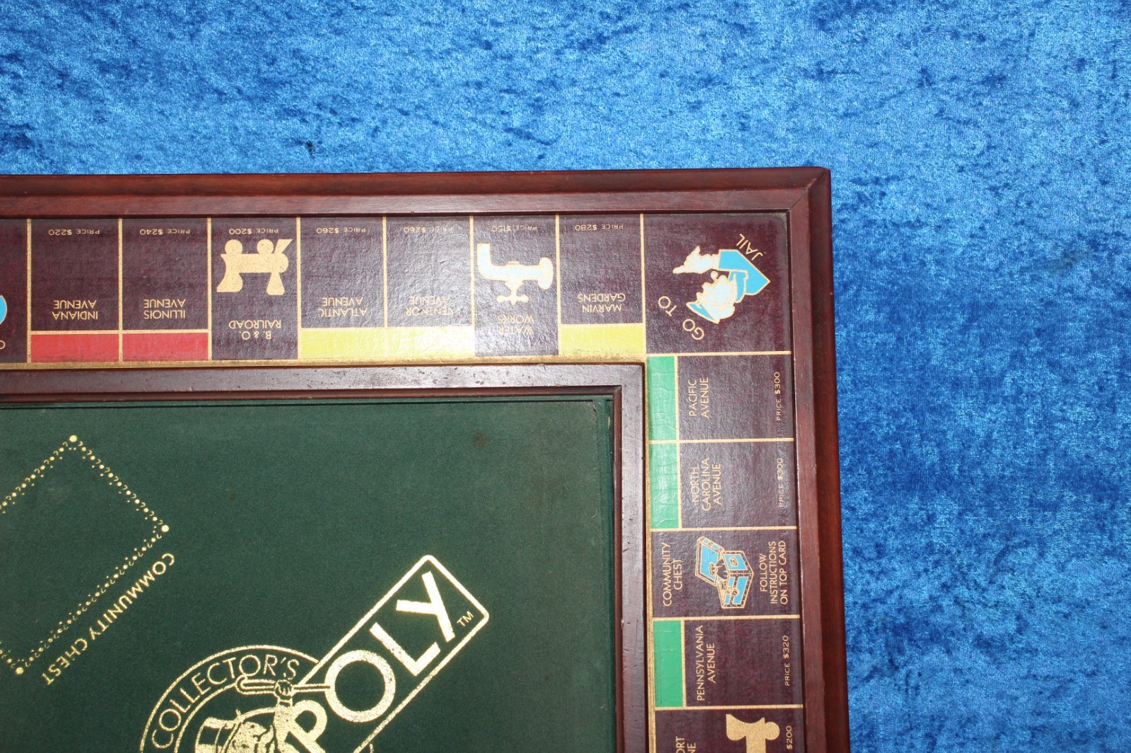 Monopoly Collector’s Edition 1991 Franklin Mint Wooden Luxury Board Game