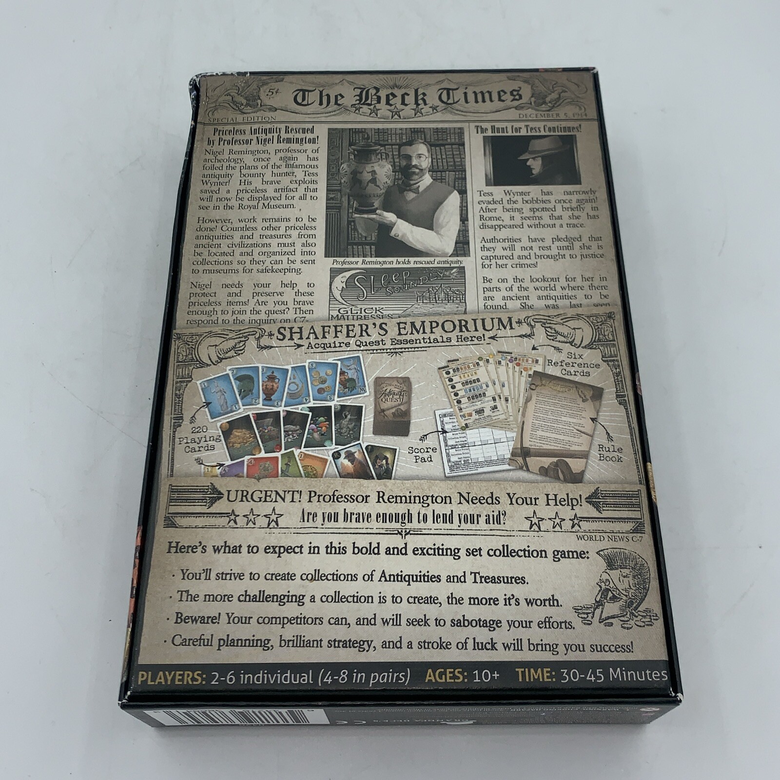 Antiquity Quest Grandpa Beck’s Games Cards Sealed “As Is”