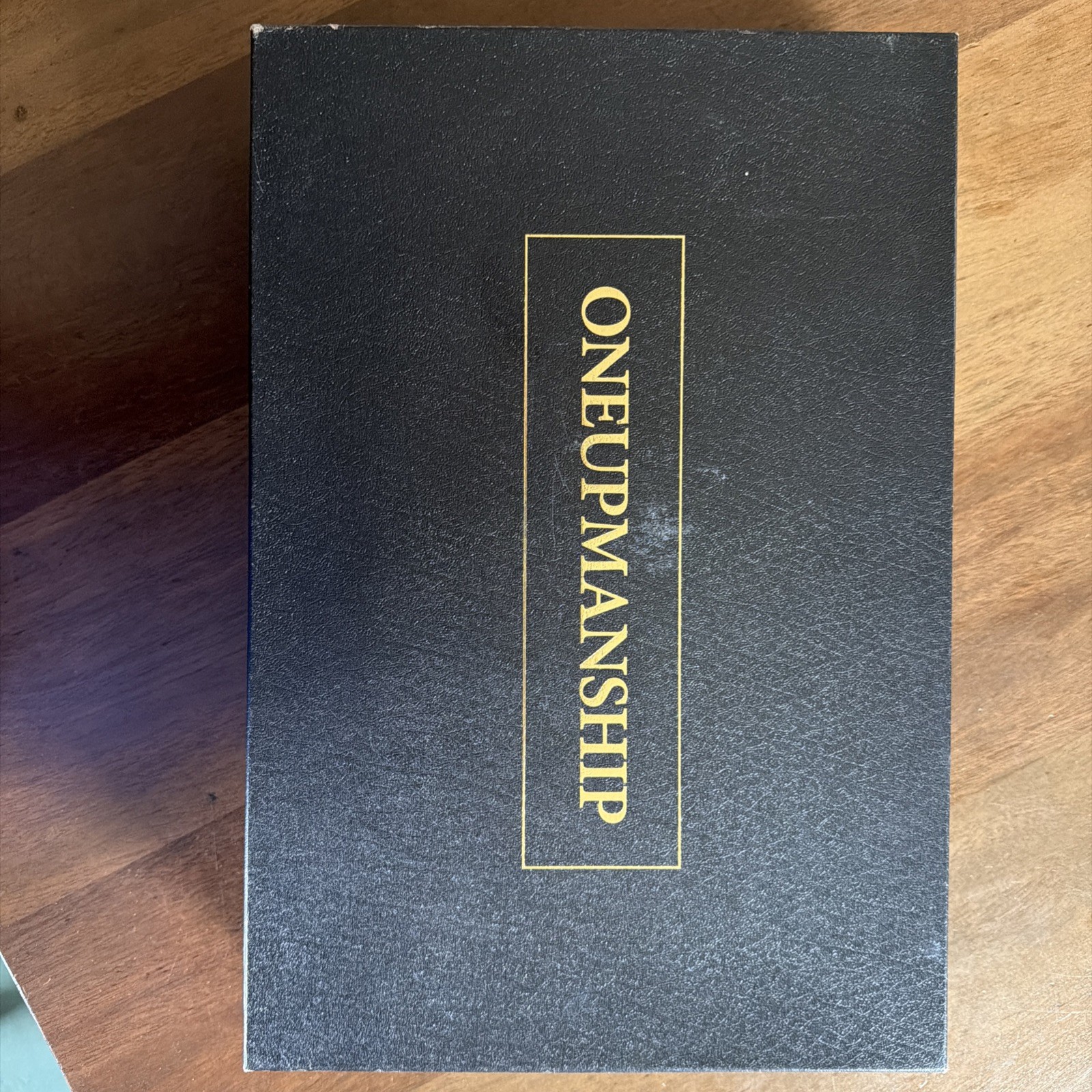 Tony Cataldo Board Games Oneupmanship Box VG Great Condition