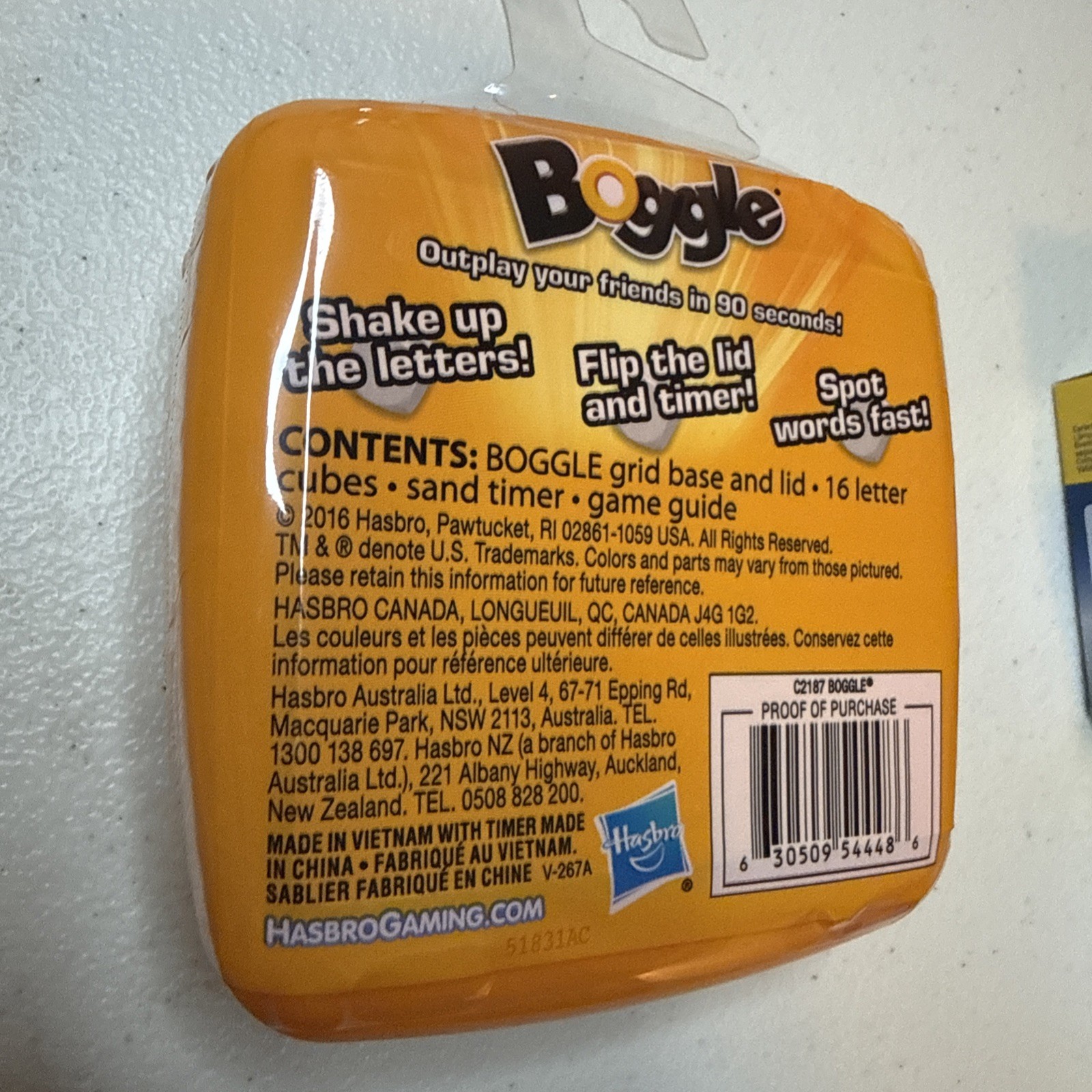 Boggle Classic Game Sealed unopened box