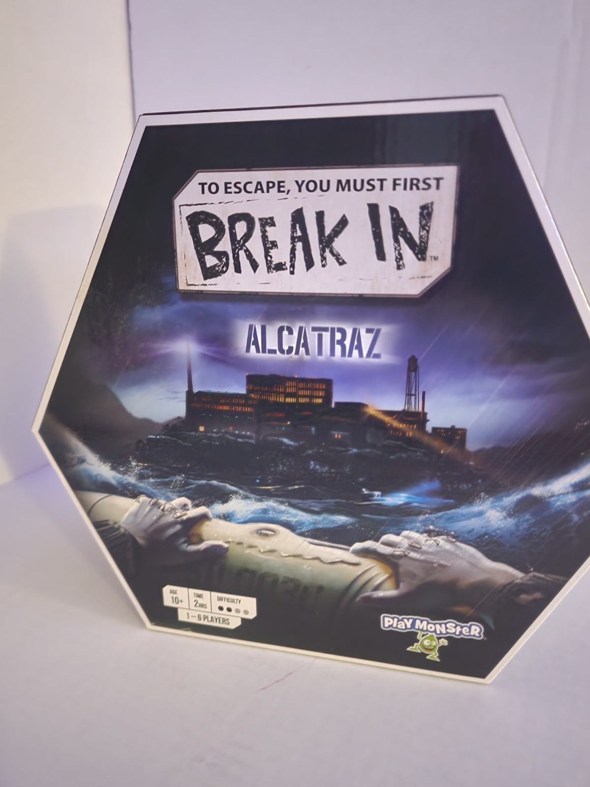 PlayMonster Break In: Alcatraz Collaborative Escape Board Game 10+ 1-6 Players