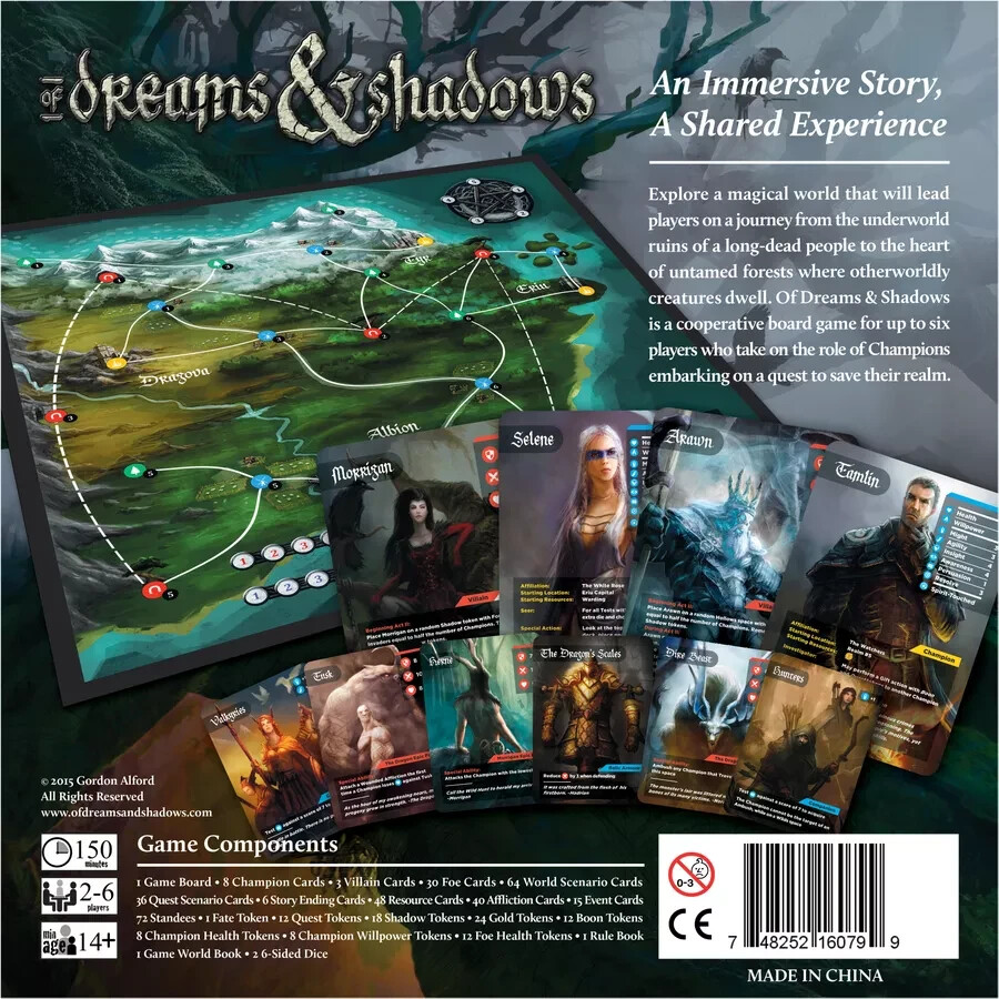 🗡️🪾 NIS Of Dreams & Shadows – Coop Dark Fantasy Board Game 🪾🗡️