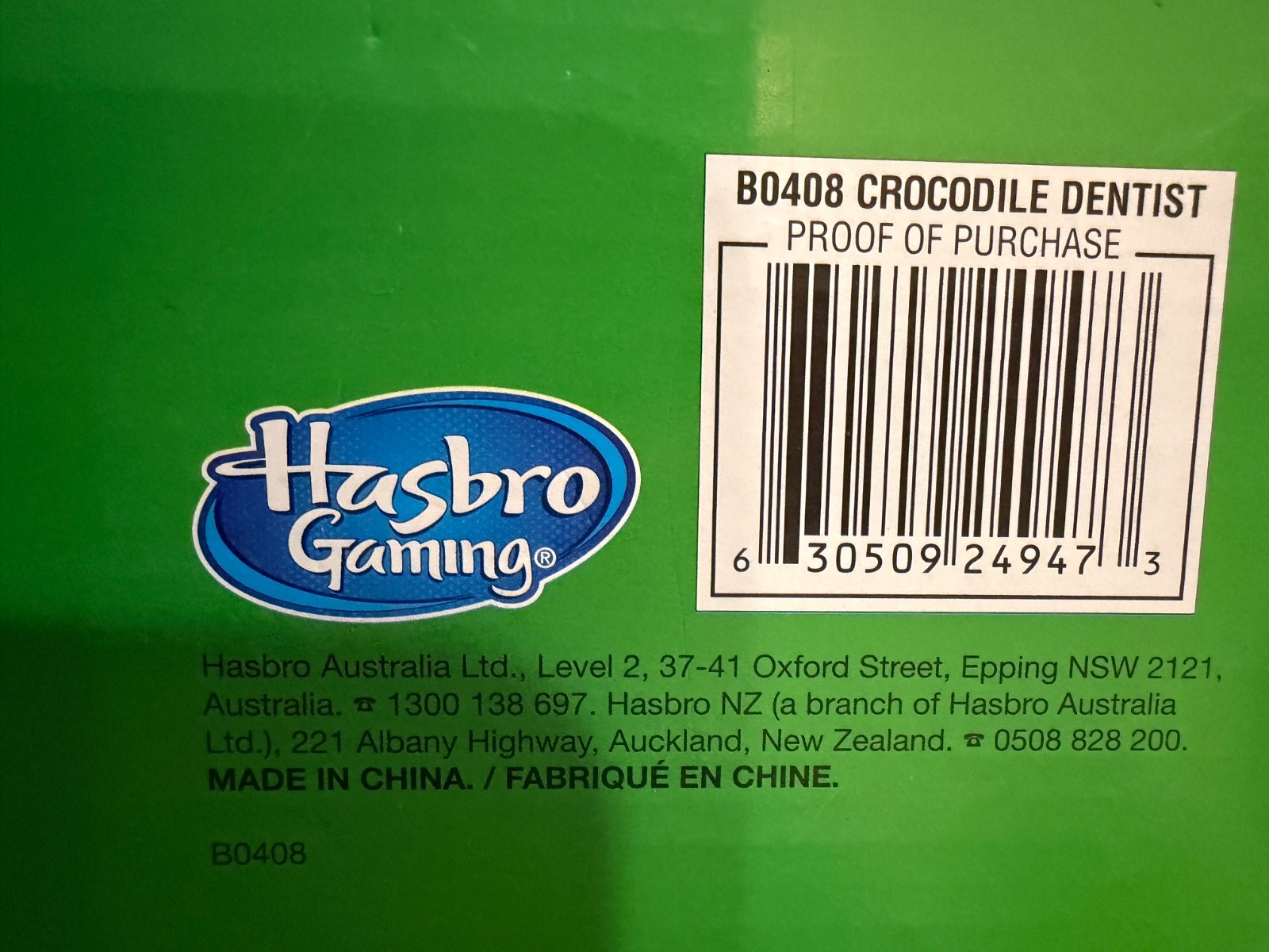 Hasbro Gaming Crocodile Dentist Kids Board Game, Ages 4 and Up ~ Free Ship!