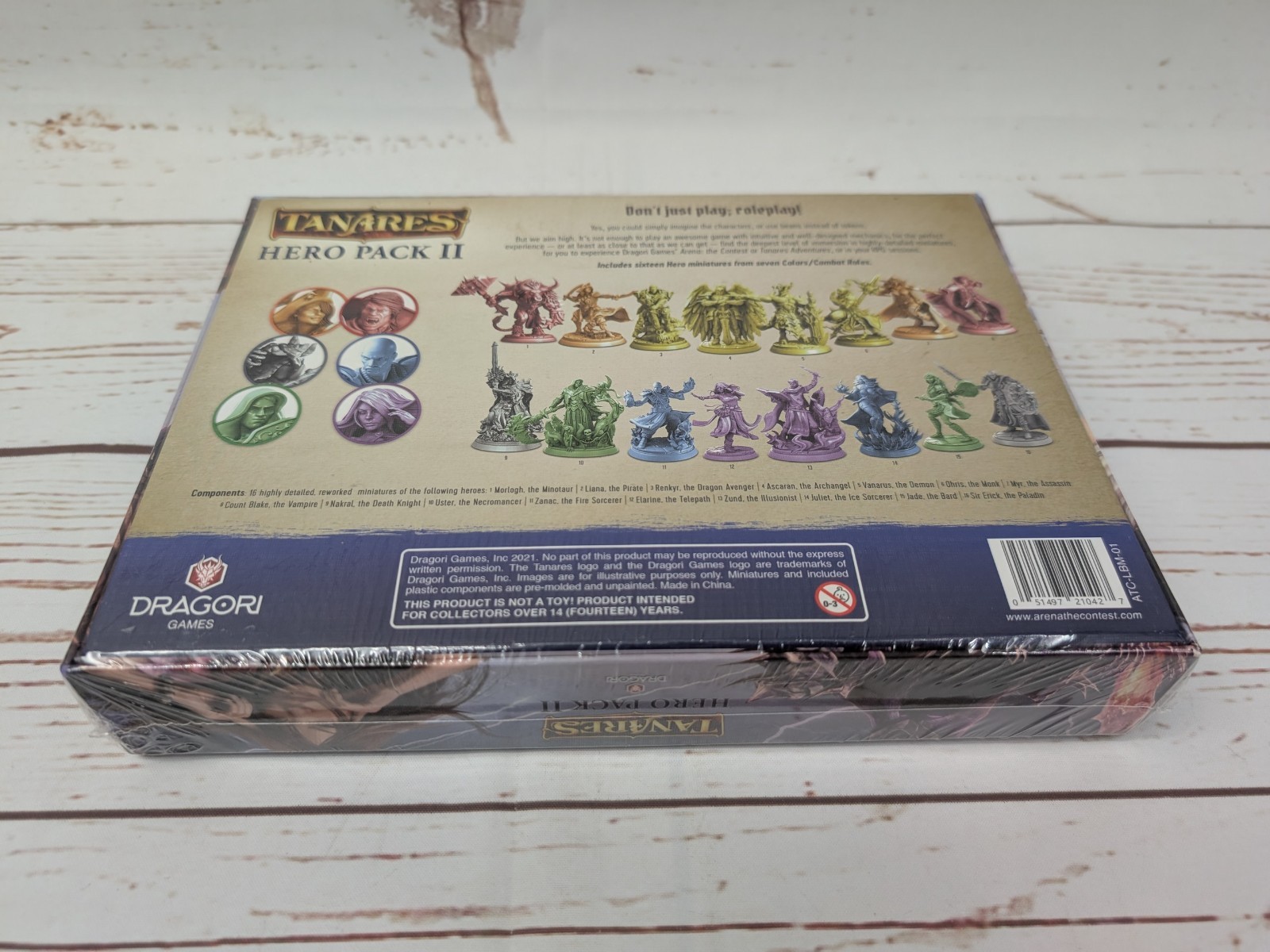 Tanares Hero Pack II Board Game Expansion Dragori Games NIS 16 Miniatures