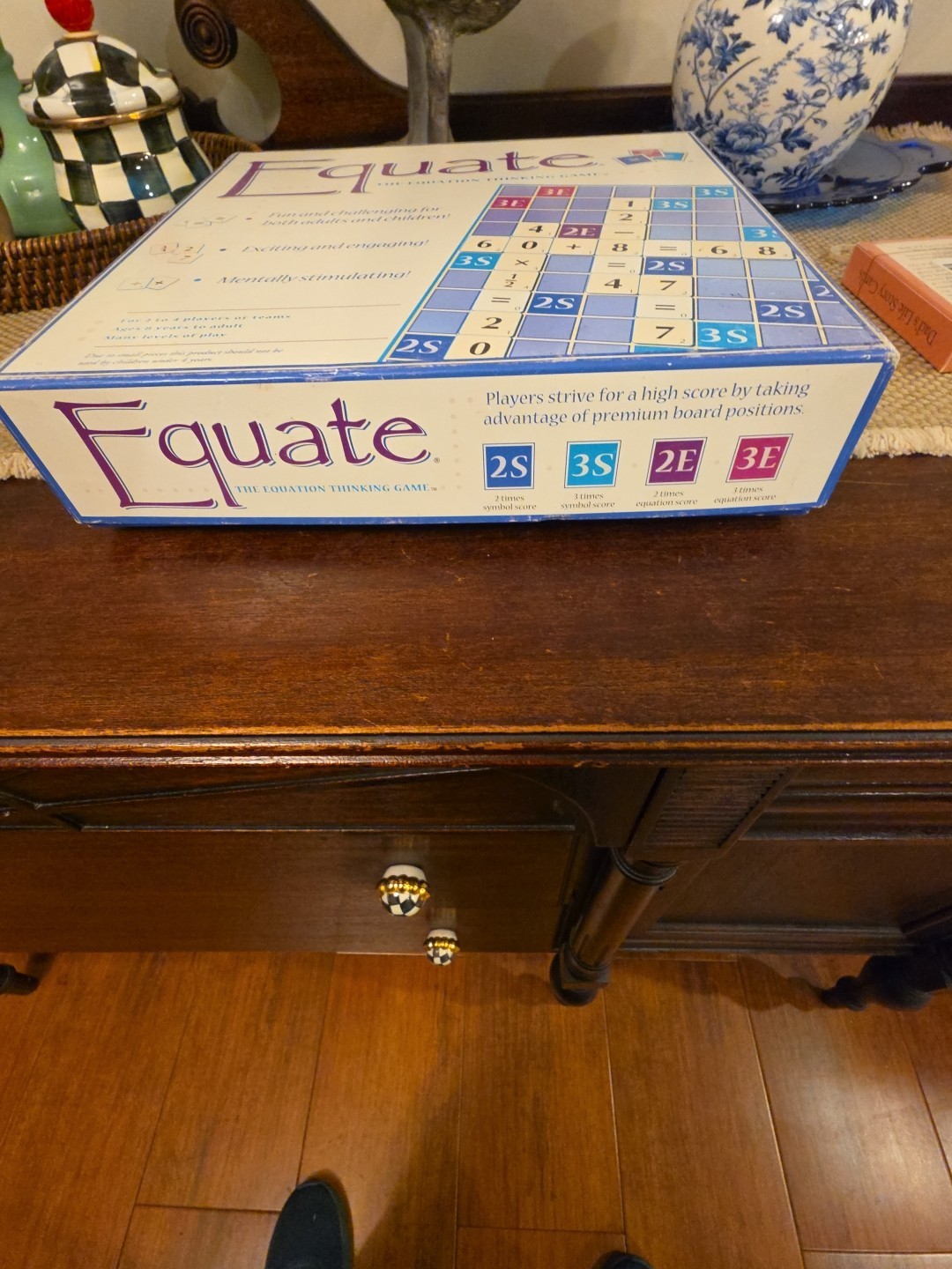 Equate The Equation Thinking Board Game – Home School – Math – Complete