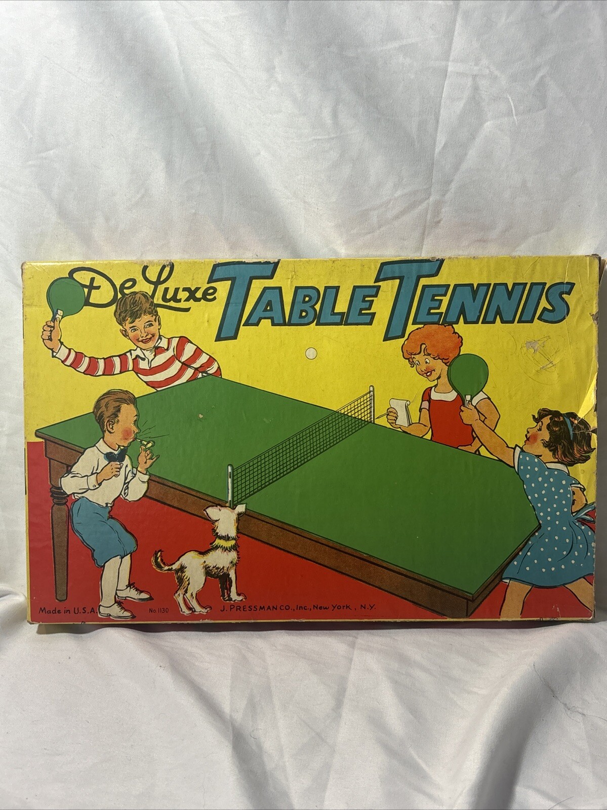 DE LUXE Table Tennis J. Pressman VINTAGE 1930s Historic!!