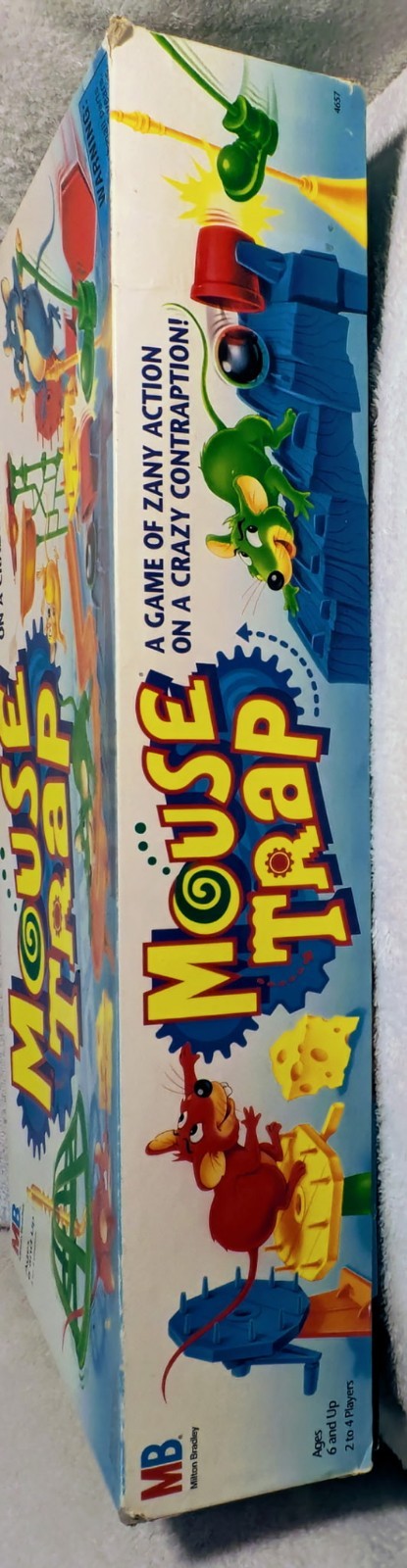 1994 MouseTrap Board Game Milton Bradley With Manual Missing 8 Cheese Pcs