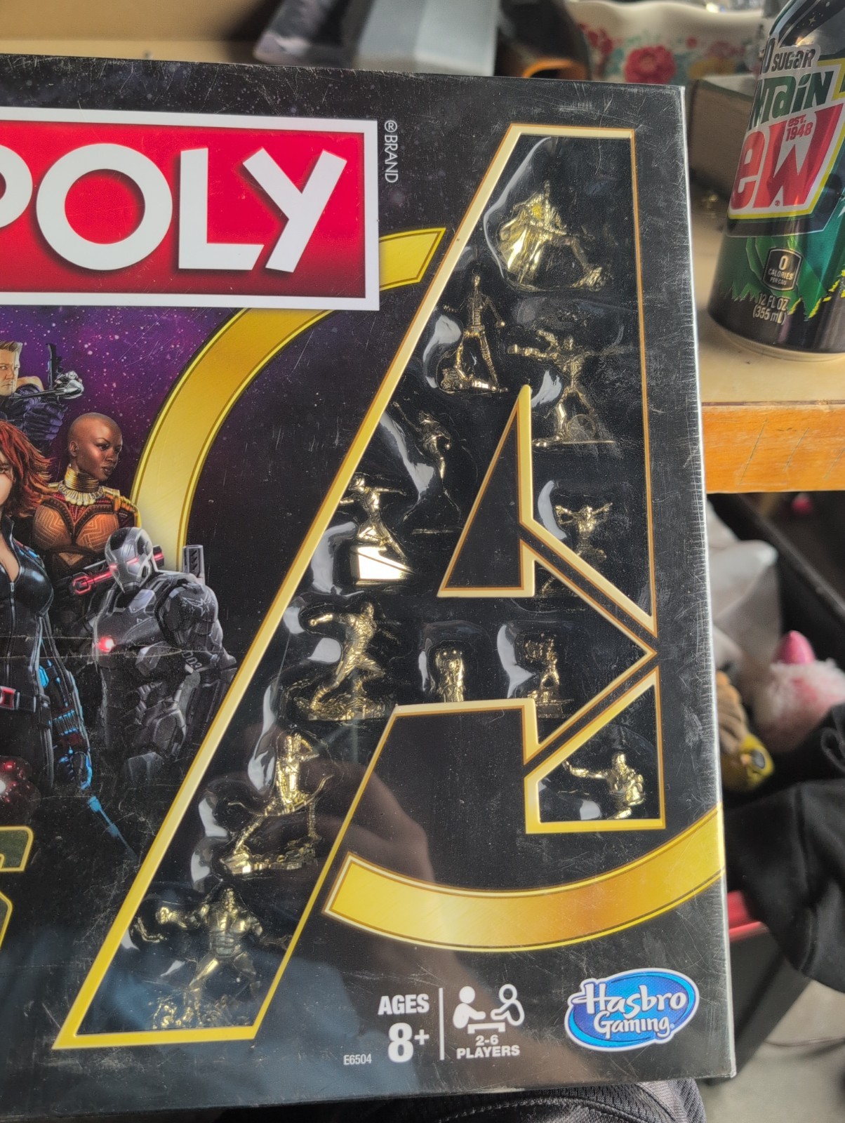 Monopoly Marvel Avengers Edition Hasbro Board Game Gold Complete Marvel Hero’s
