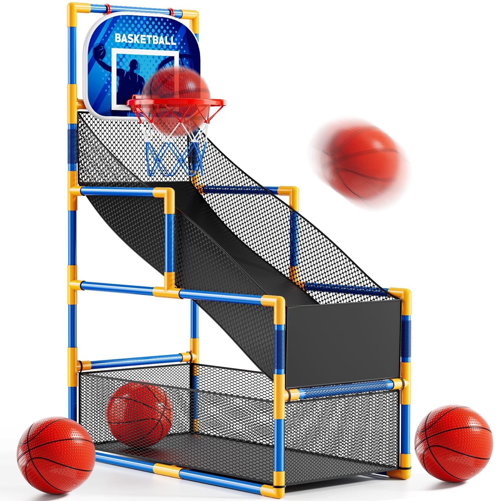 NIPLOOOW Arcade Basketball Game Set for Kids 3-12 Years Old, Kids Basketball …