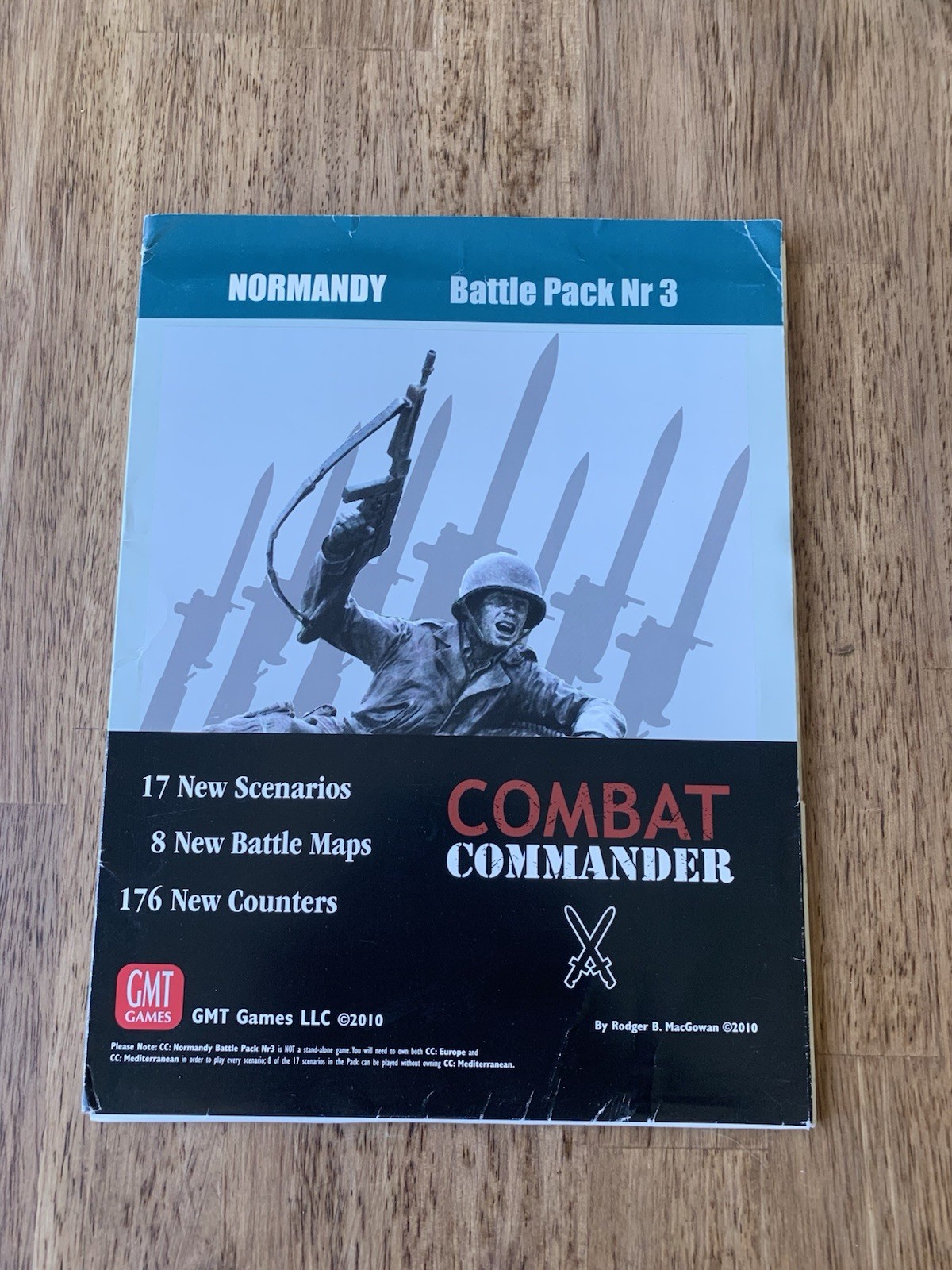 GMT Combat Commander GMT battle pack number 1-5, 7 Not sure complete Counters