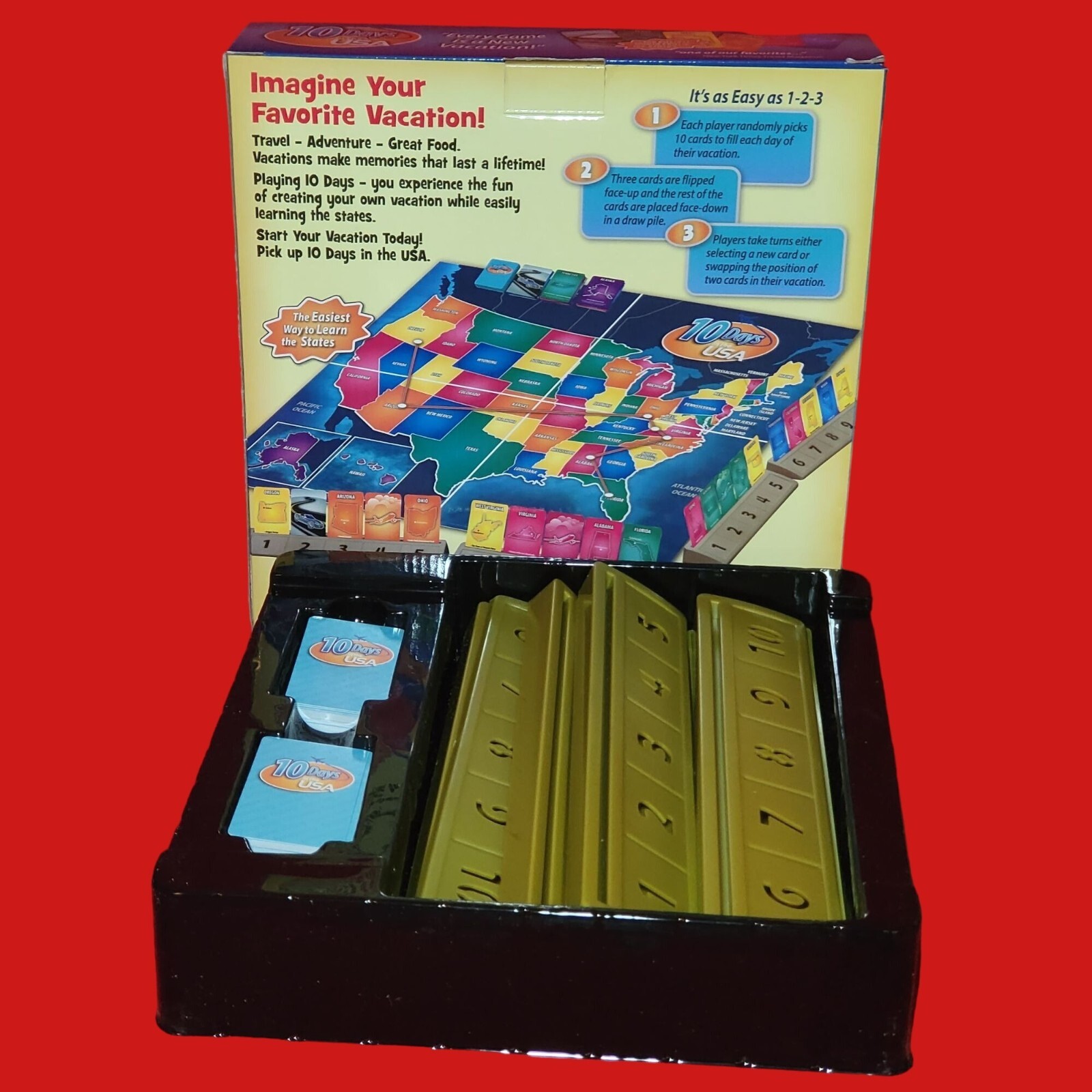 10 Days in the USA Family Board Game Every Game is a New Vacation