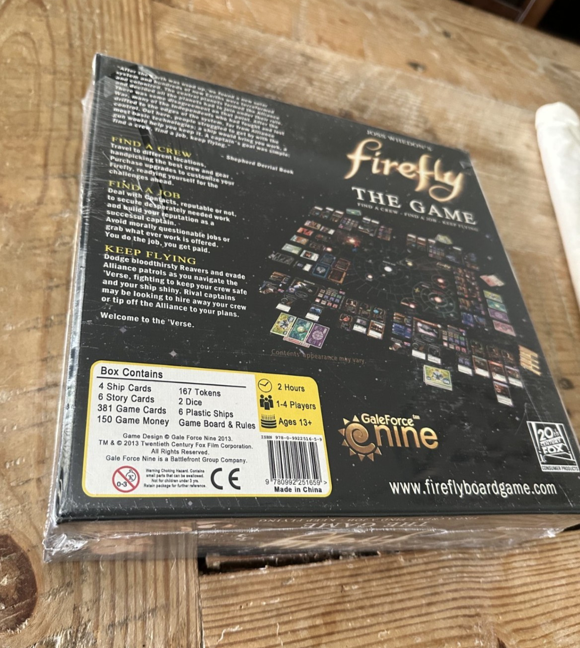 Firefly The Game Gale Force Nine Board Game NEW Sealed – Never opened