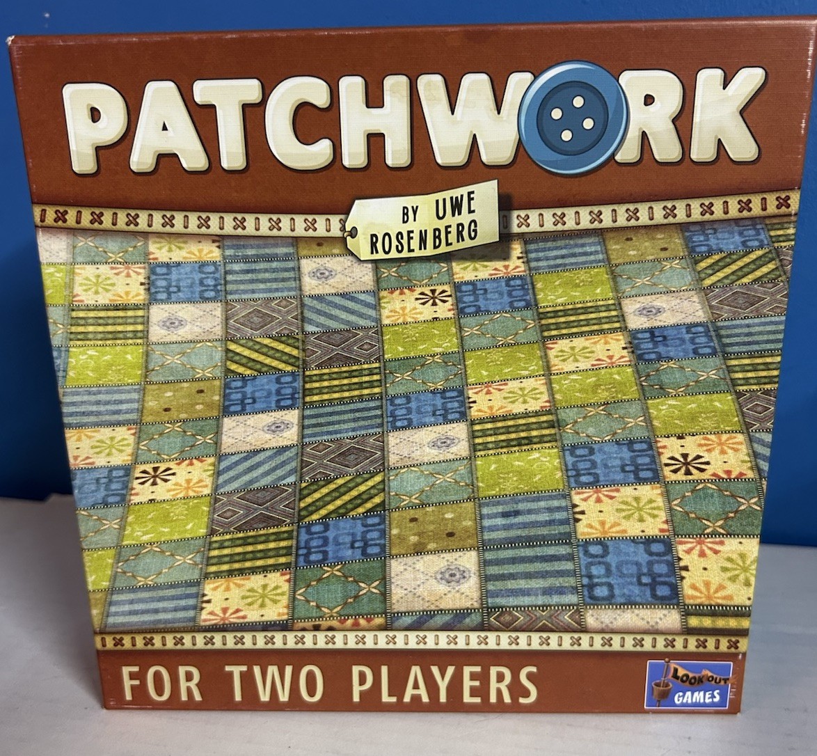 Patchwork Board Game by Uwe Rosenberg Lookout Games – COMPLETE!