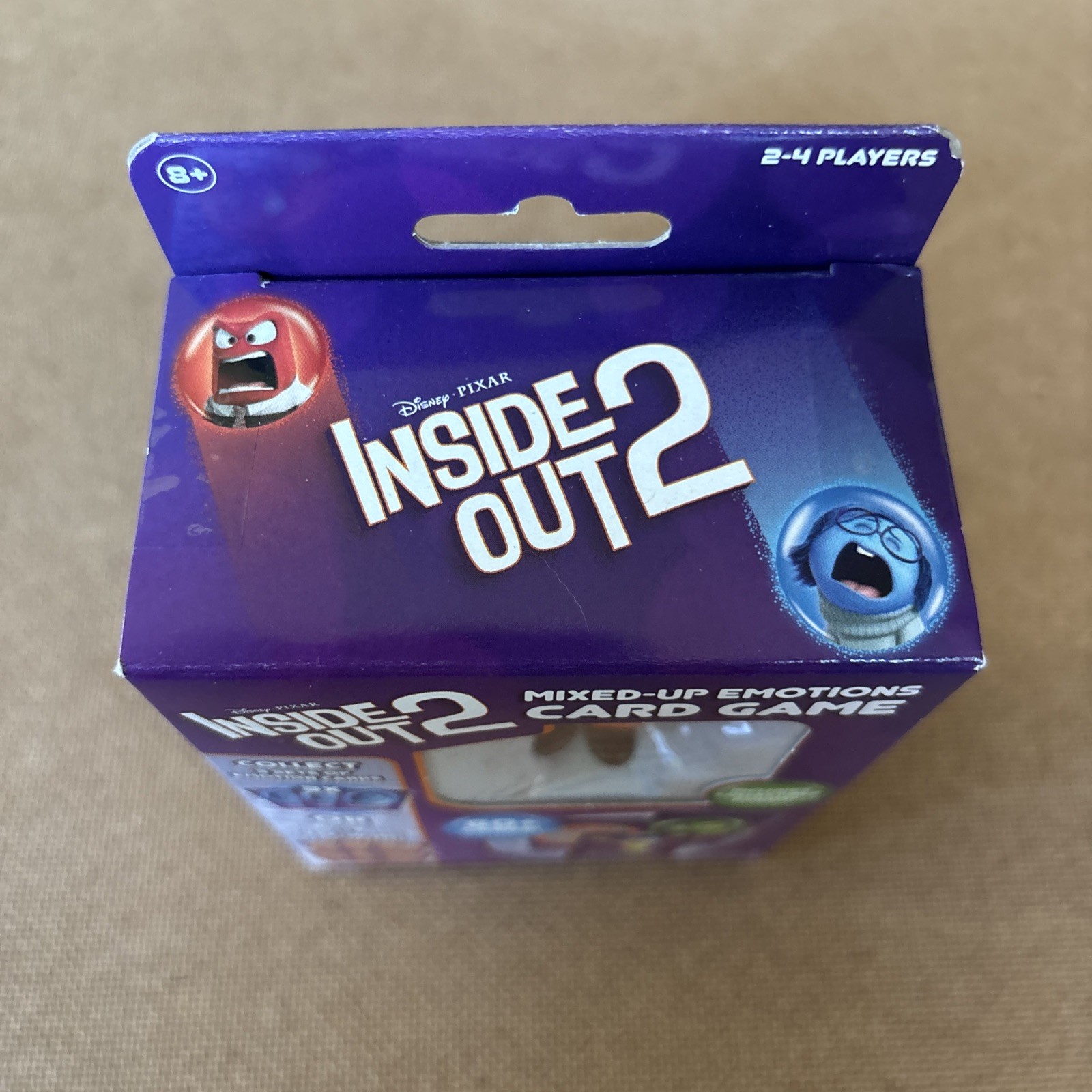 Disney Pixar Inside Out 2 Mixed-Up Emotions Card Game W/ Collectible Figure NEW