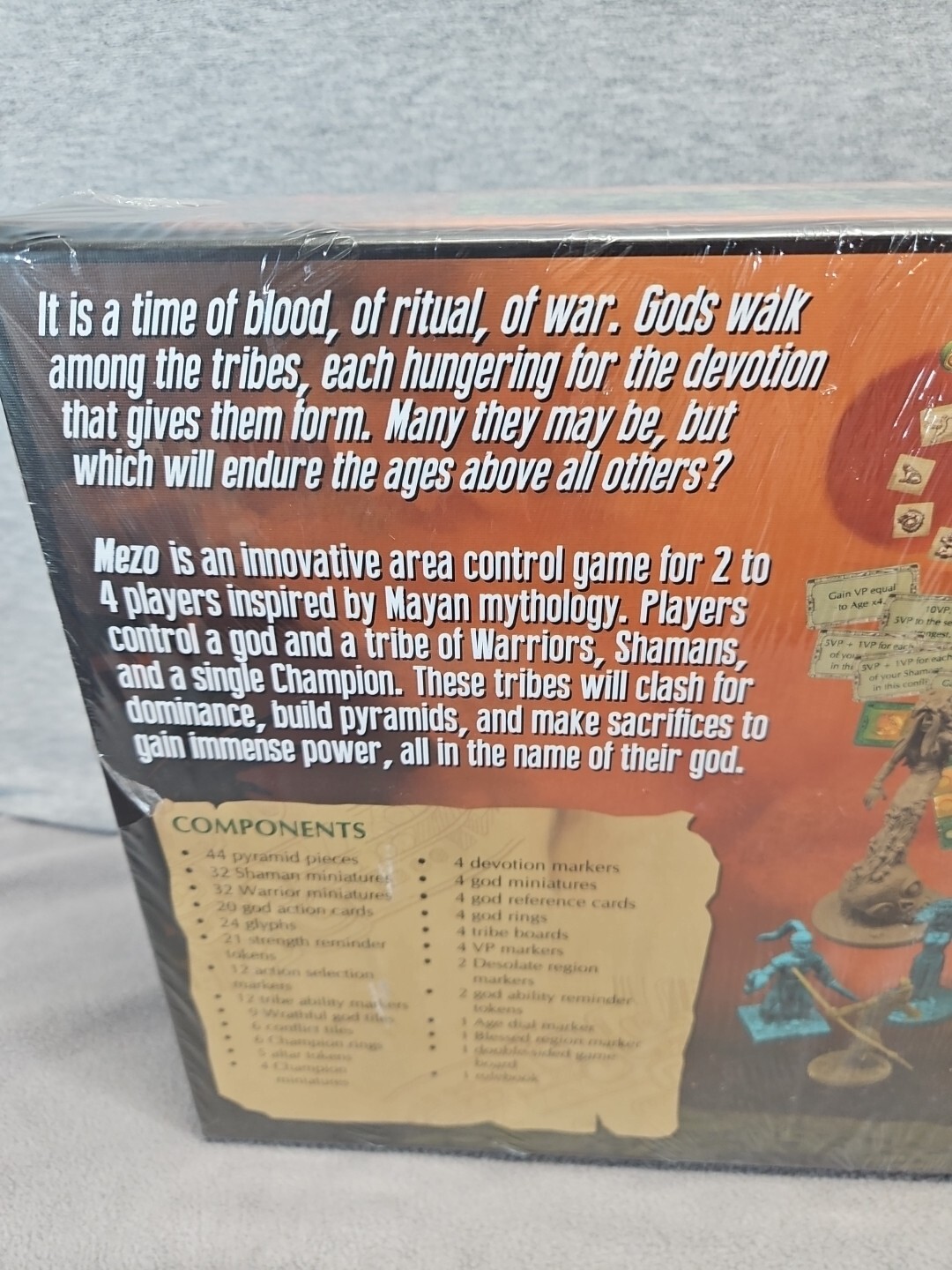 Mezo Sealed New Board Game Kolossal Mayan Mytholglogy Game (A2)