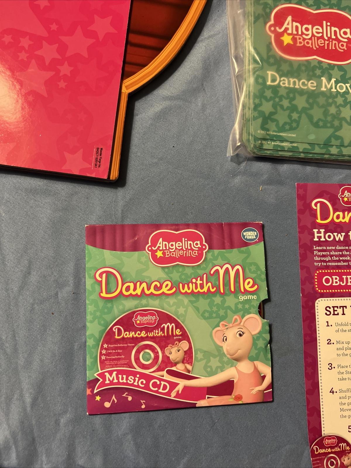 Angelina Ballerina Dance With Me Game Ages 3+ Bonus CD Included Wonder Forge