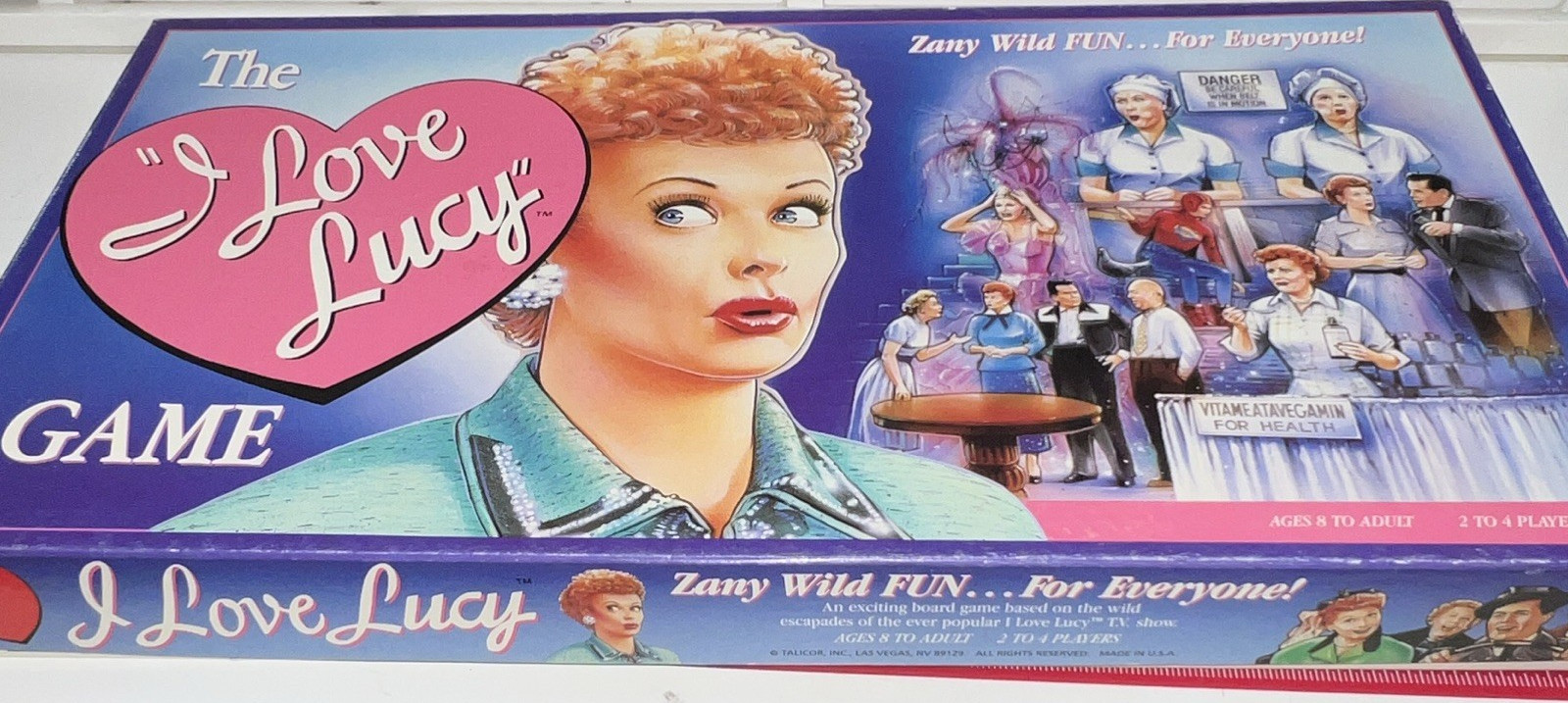 Talicor I Love Lucy Board Game 1997 Complete 2-4 Players Ages 8+